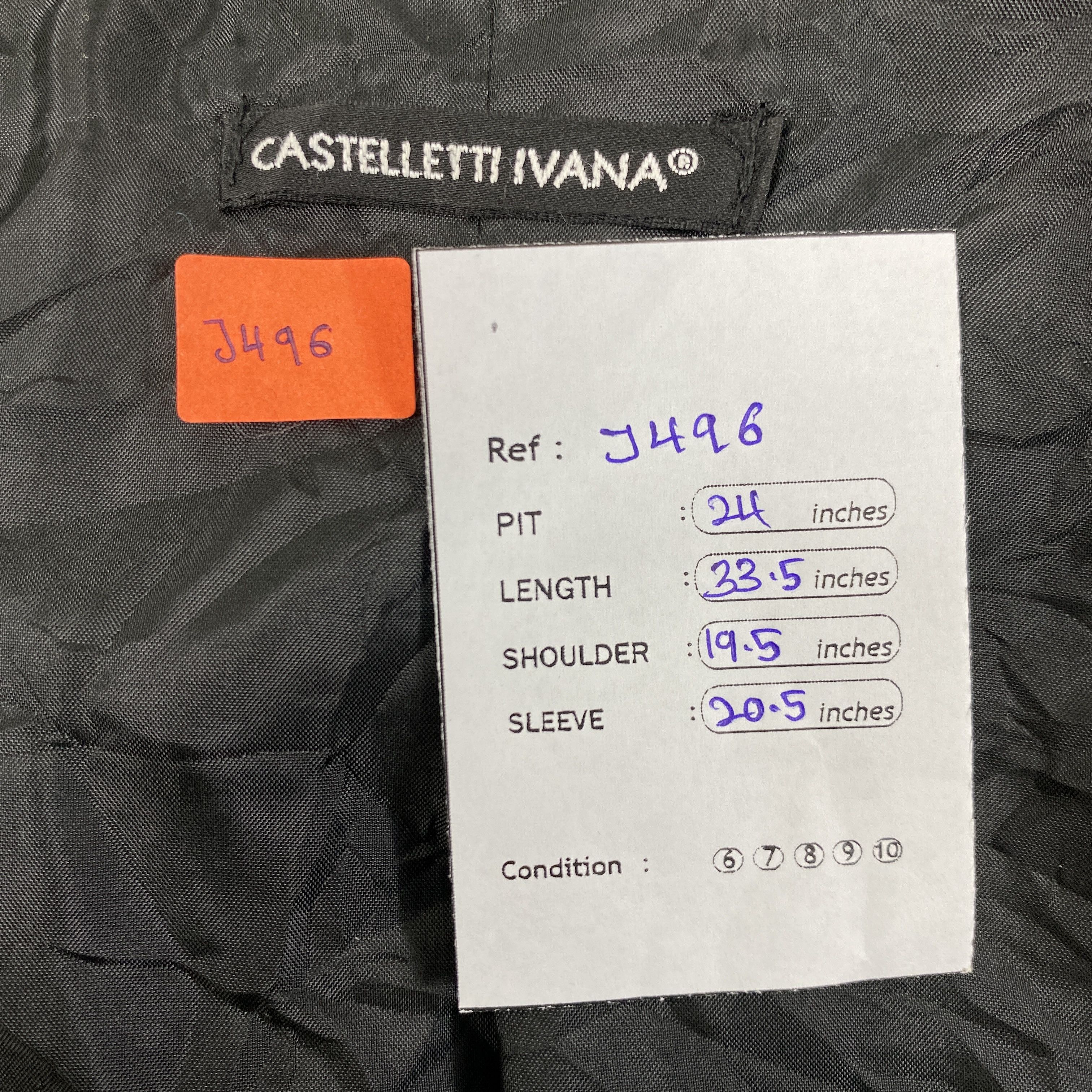 Japanese Brand Vintage Castelletti Ivana Blue Drape Wool Coat Jacket- J496 Size US M / EU 48-50 / 2 - 7 Thumbnail