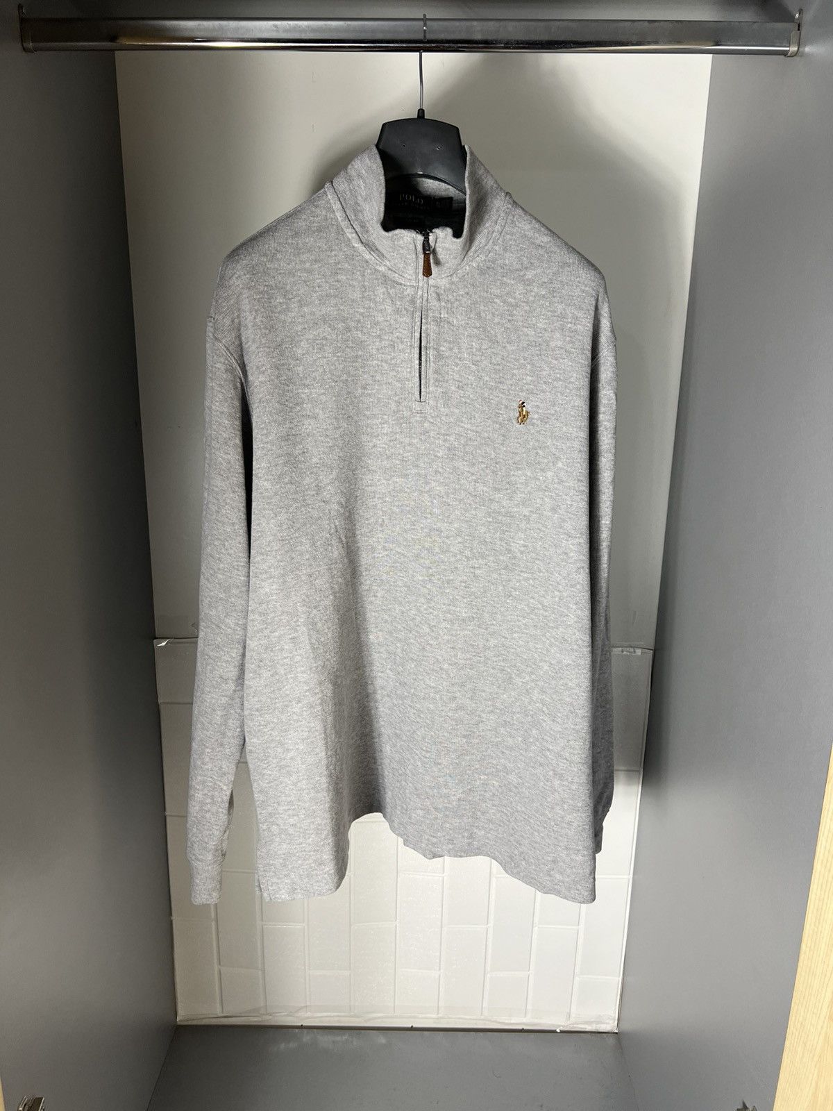 Polo Ralph Lauren × Vintage VERY RARE POLO RALPH LAUREN CLASSIC 1/3 ZIP SWEATER Y2K 90s Size US XL / EU 56 / 4 - 2 Thumbnail