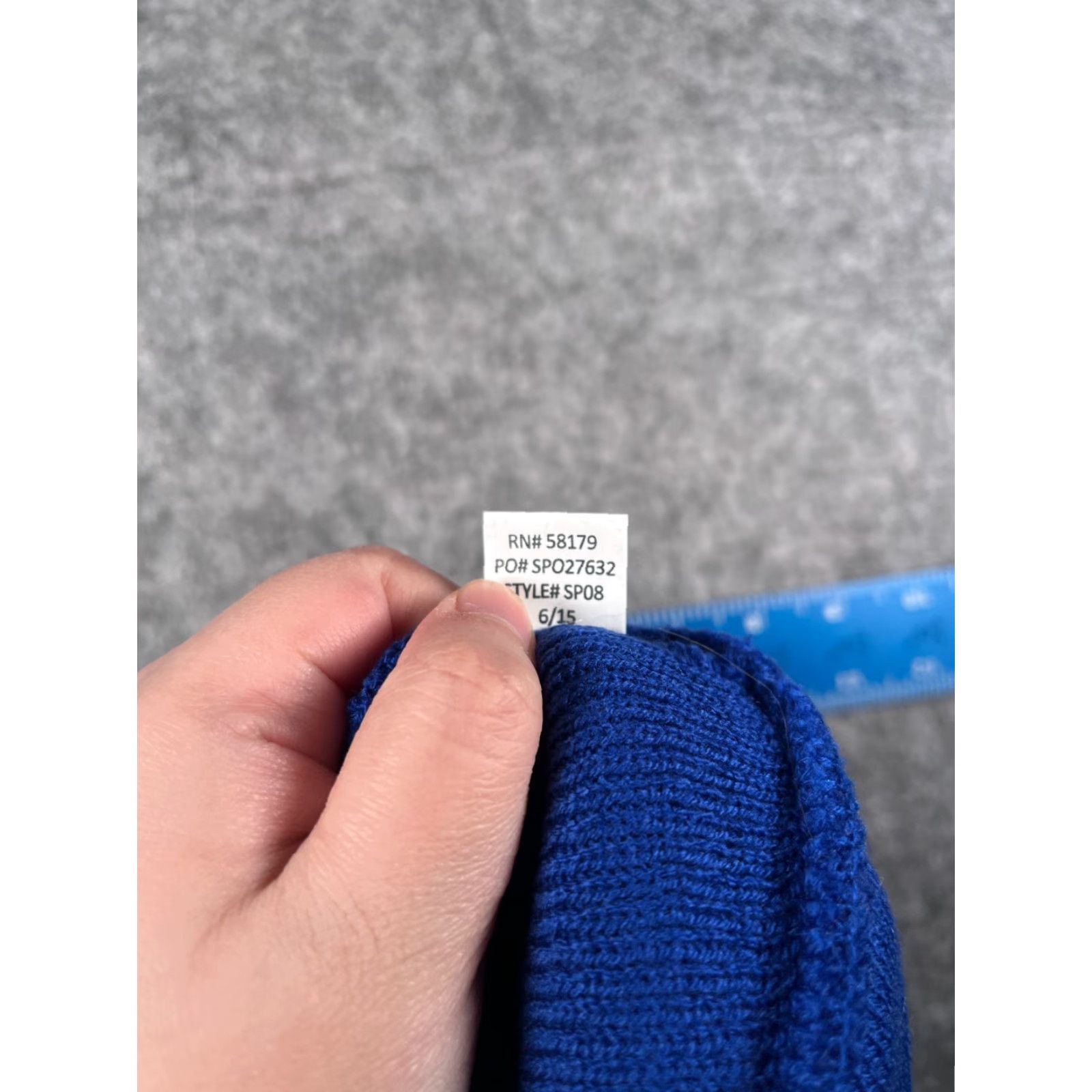 Vintage Promo Headwear Beanie Adult One Size Blue Knit 100% Acrylic Riviera Maya Beach Toque Casual Travel Men/Women Size ONE SIZE - 8 Thumbnail