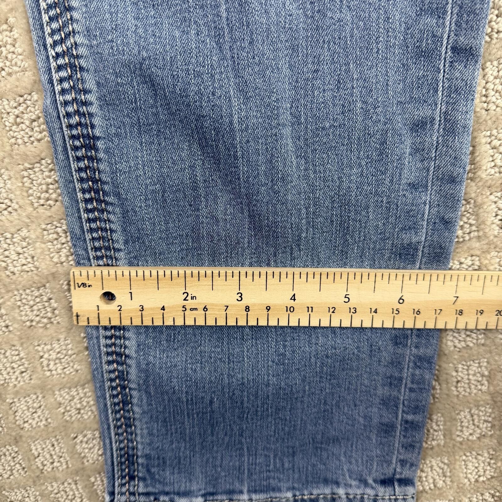 Rock Revival Rock Revival Skinny Jeans Light Wash 32 Size 32" / US 10 / IT 46 - 7 Thumbnail