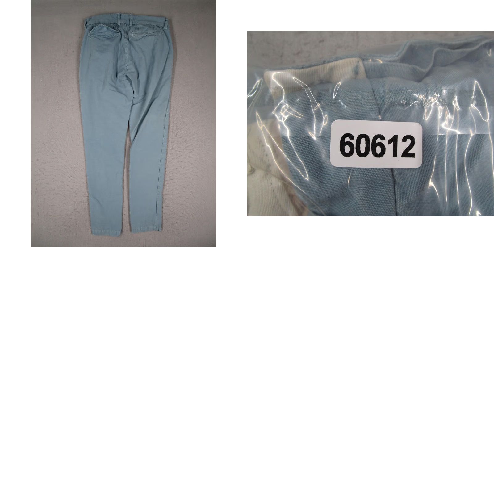 The West Is Dead The West is Dead Pants Mens 29x31 Blue Slim Chino Made in USA Casual Size US 29 - 10 Thumbnail