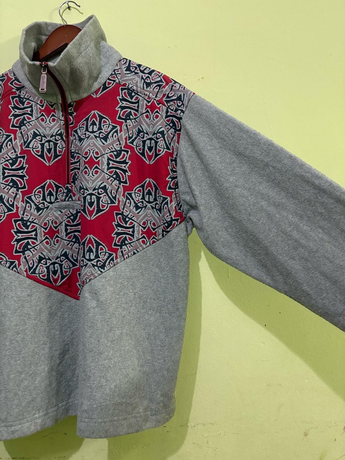 O'Neill Oniell Fleece Sweatshirt Half Zipper Art Design Size US M / EU 48-50 / 2 - 3 Thumbnail