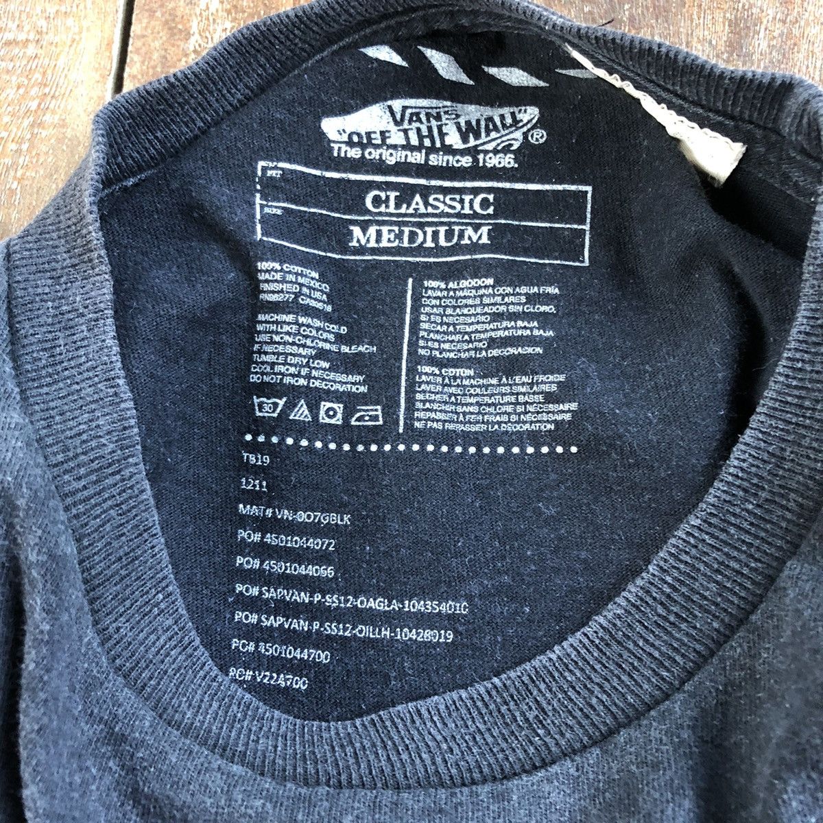 Vans Vintage Thrashed Faded Vans Of The Wall Rare Shirt Size US M / EU 48-50 / 2 - 5 Thumbnail