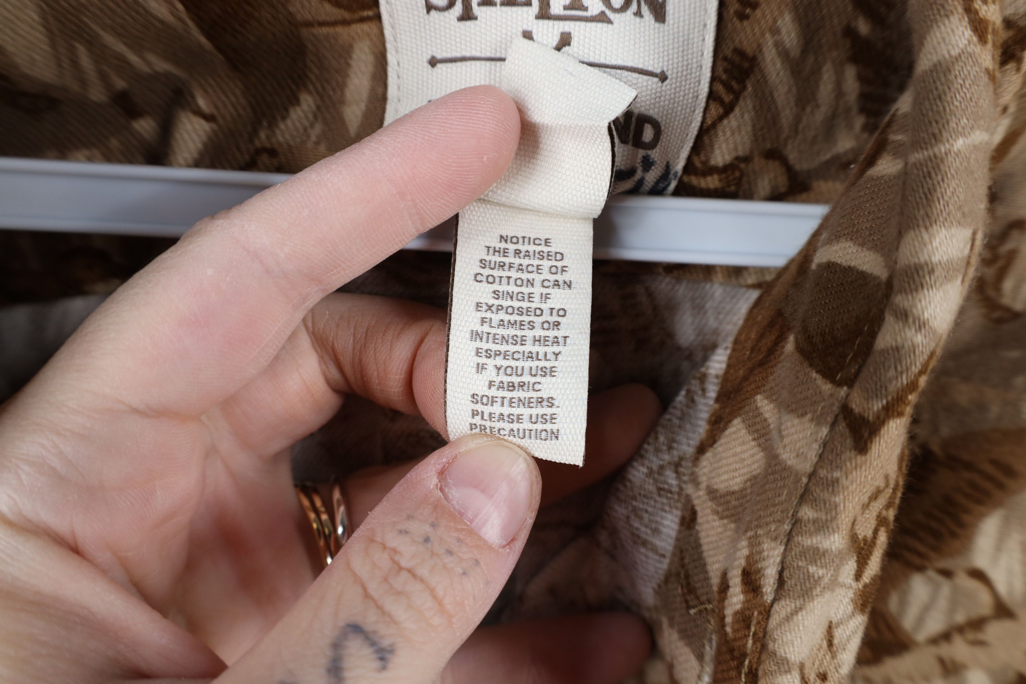Lands' End × Vintage Lands End x Blake Shelton Camouflage Over Print Button Shirt Size US L / EU 52-54 / 3 - 7 Thumbnail