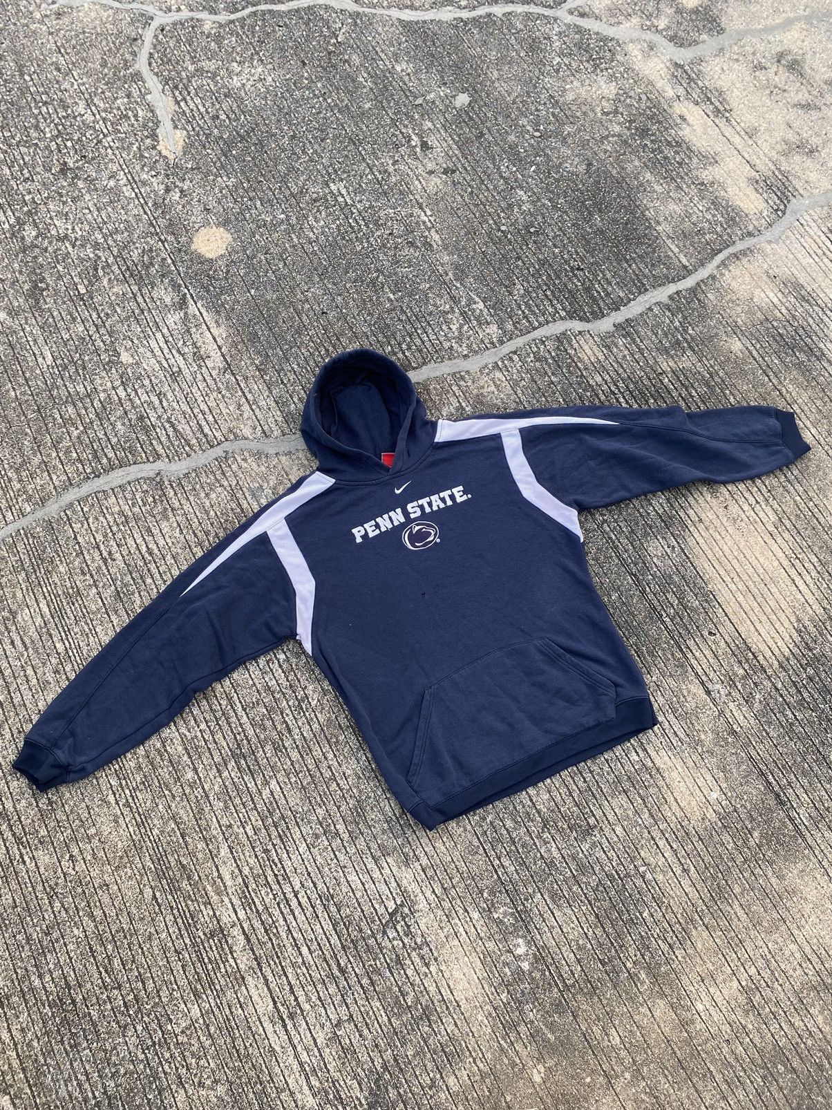 Nike × Vintage Vintage Nike Center Swoosh Hoodie PENN STATE Size US S / EU 44-46 / 1 - 5 Thumbnail