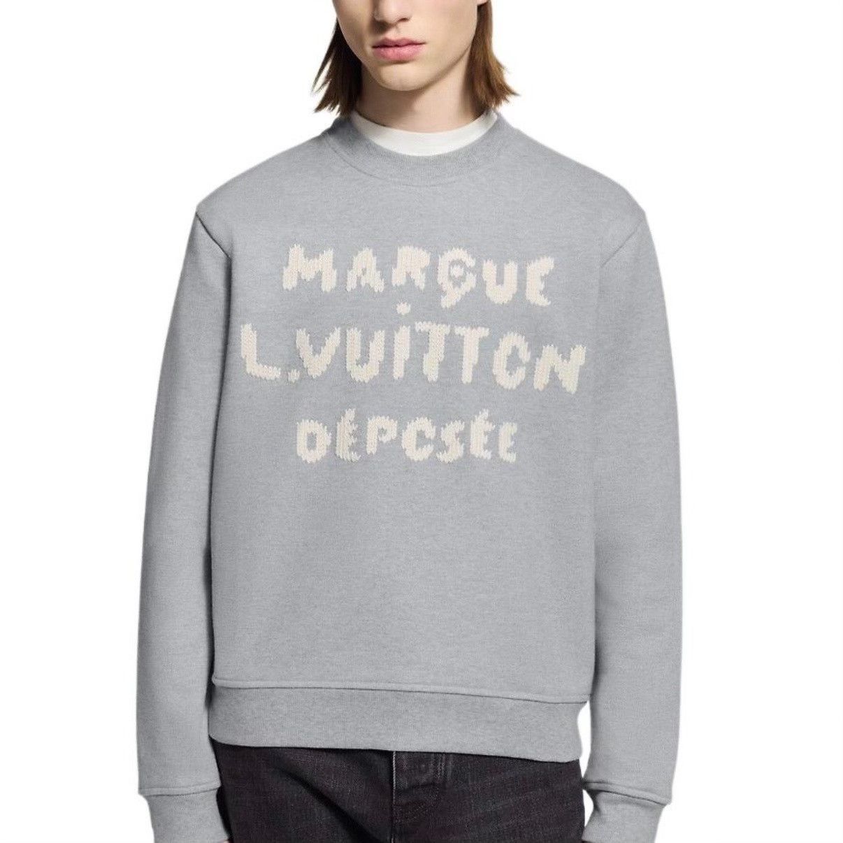 Louis Vuitton Louis Vuitton XS Gray Sweatshirt Size US XS / EU 42 / 0 - 6 Thumbnail