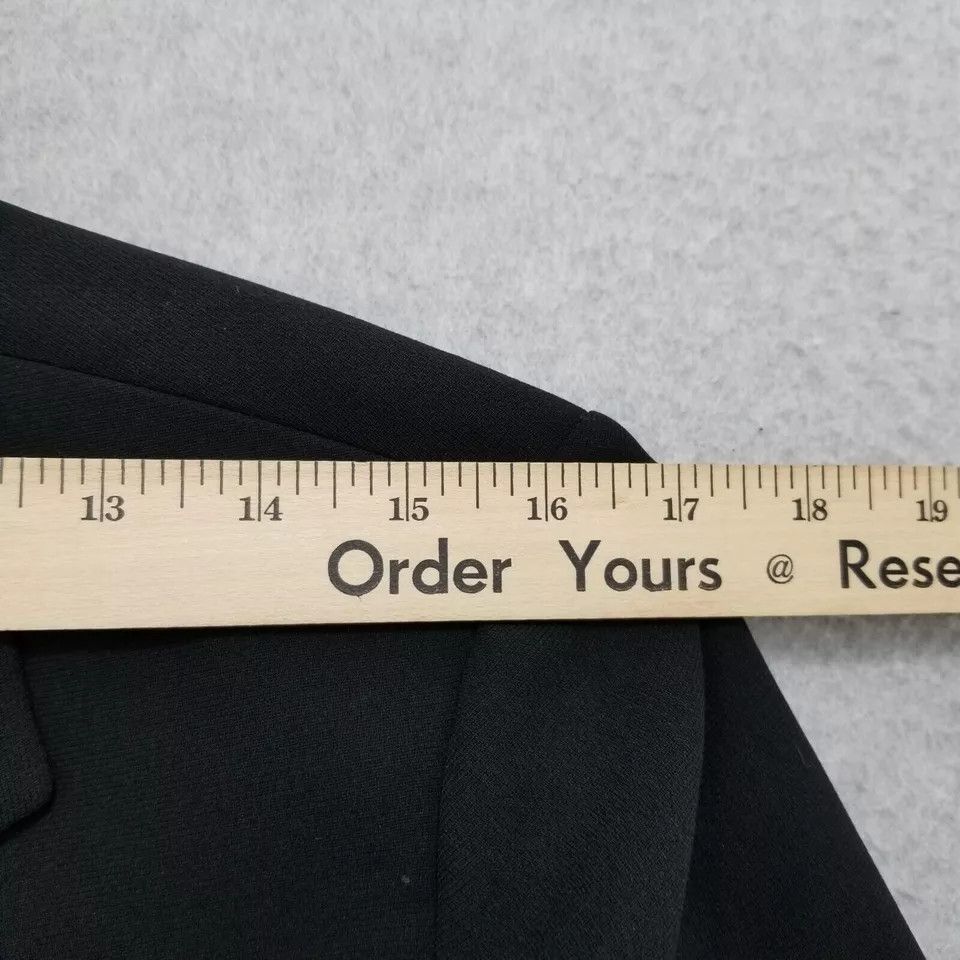 Other Nine & Company Blazer Womens 12 Black Pockets Button Outdoor Size XL / US 12-14 / IT 48-50 - 4 Thumbnail