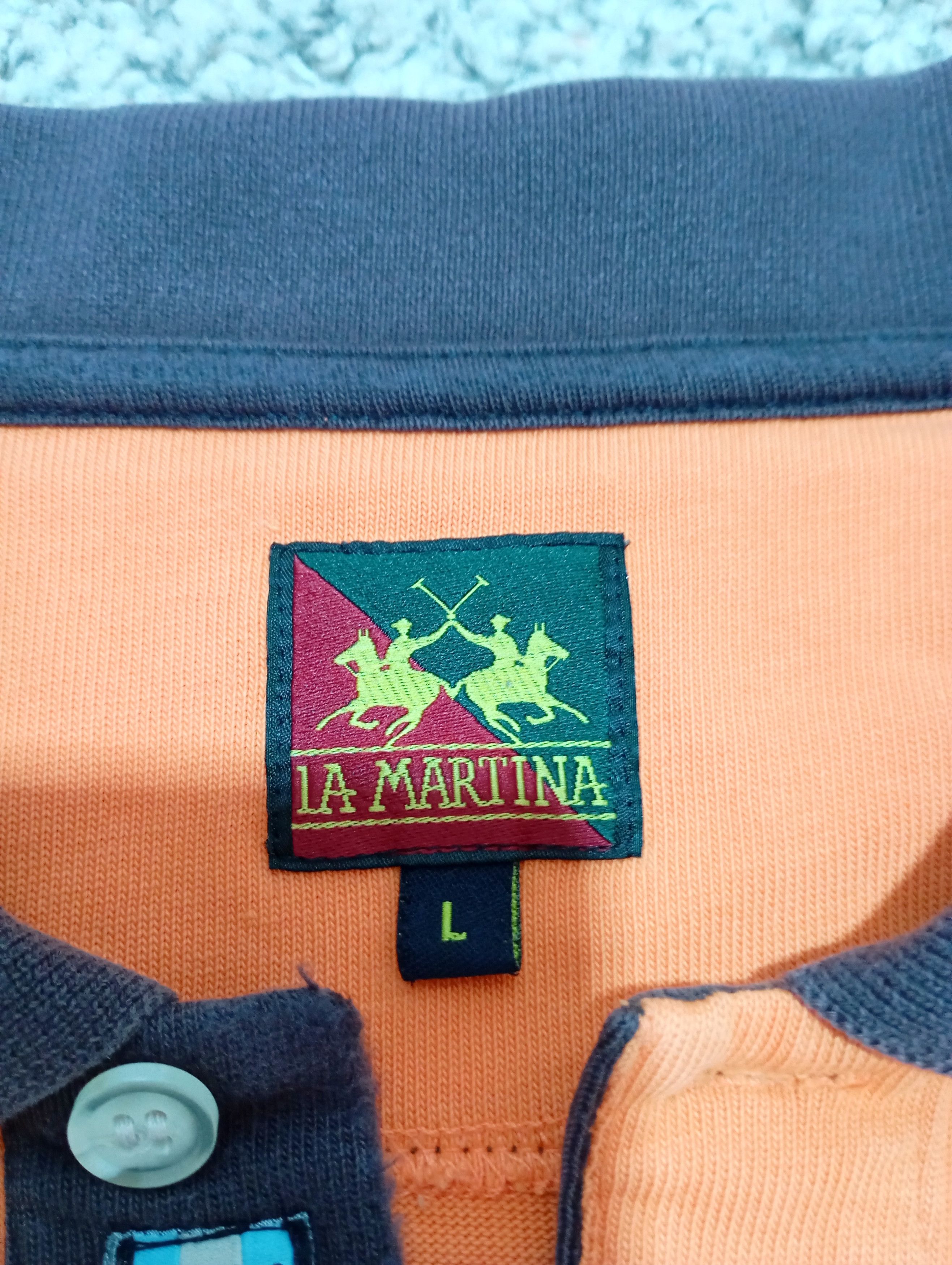 La Martina Vintage La Martina Abu Dhabi Rugby Polo Tshirt Size US L / EU 52-54 / 3 - 9 Thumbnail