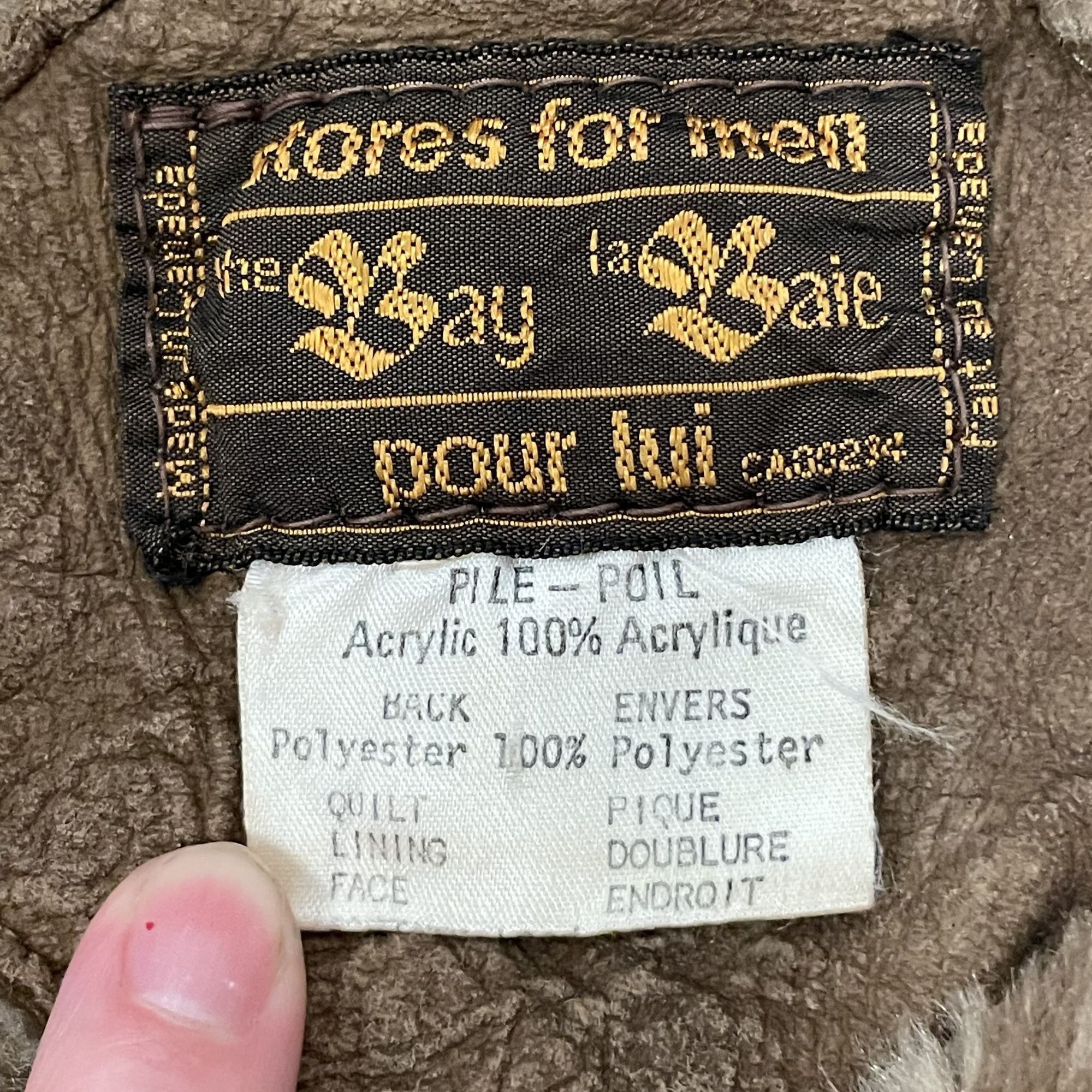 Other 70's Bunker Ramo Borg SHERPA Nubuck Leather Suede Jacket L Size US XL / EU 56 / 4 - 6 Thumbnail