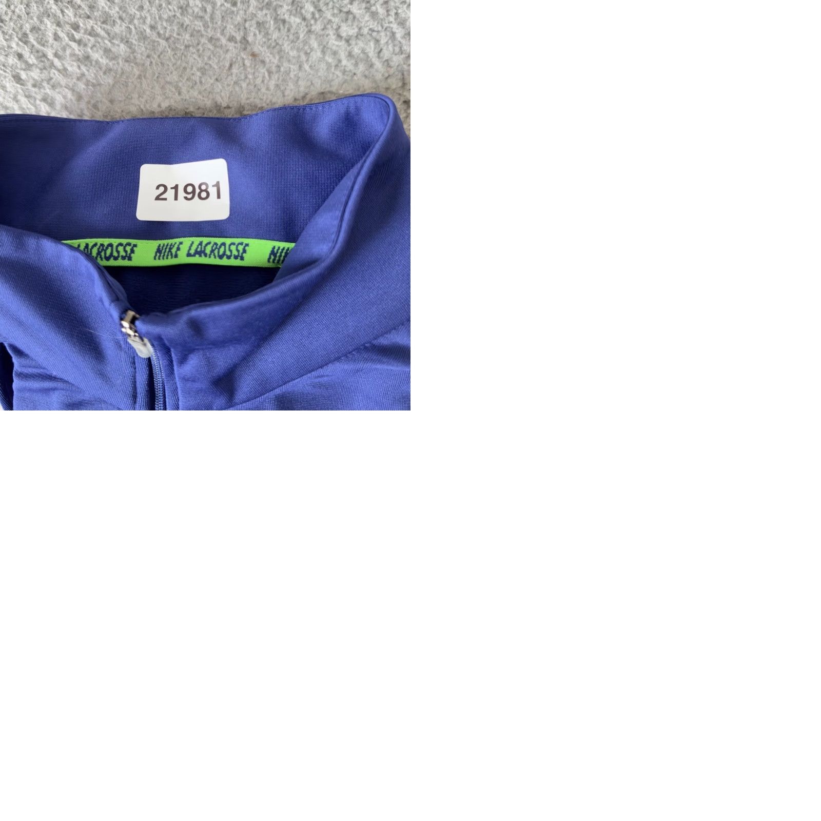 Nike Nike Jacket M 1/4 Zip Dri-Fit Lacrosse Blue Green Nike Mens Athletic 90s Swoosh Jacket Size US M / EU 48-50 / 2 - 9 Thumbnail