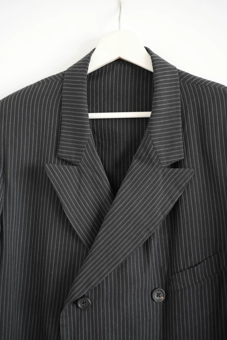 Yohji Yamamoto Yohji Yamamoto size m 96ss striped patchwork blazer 2506-N Size 38R - 4 Thumbnail