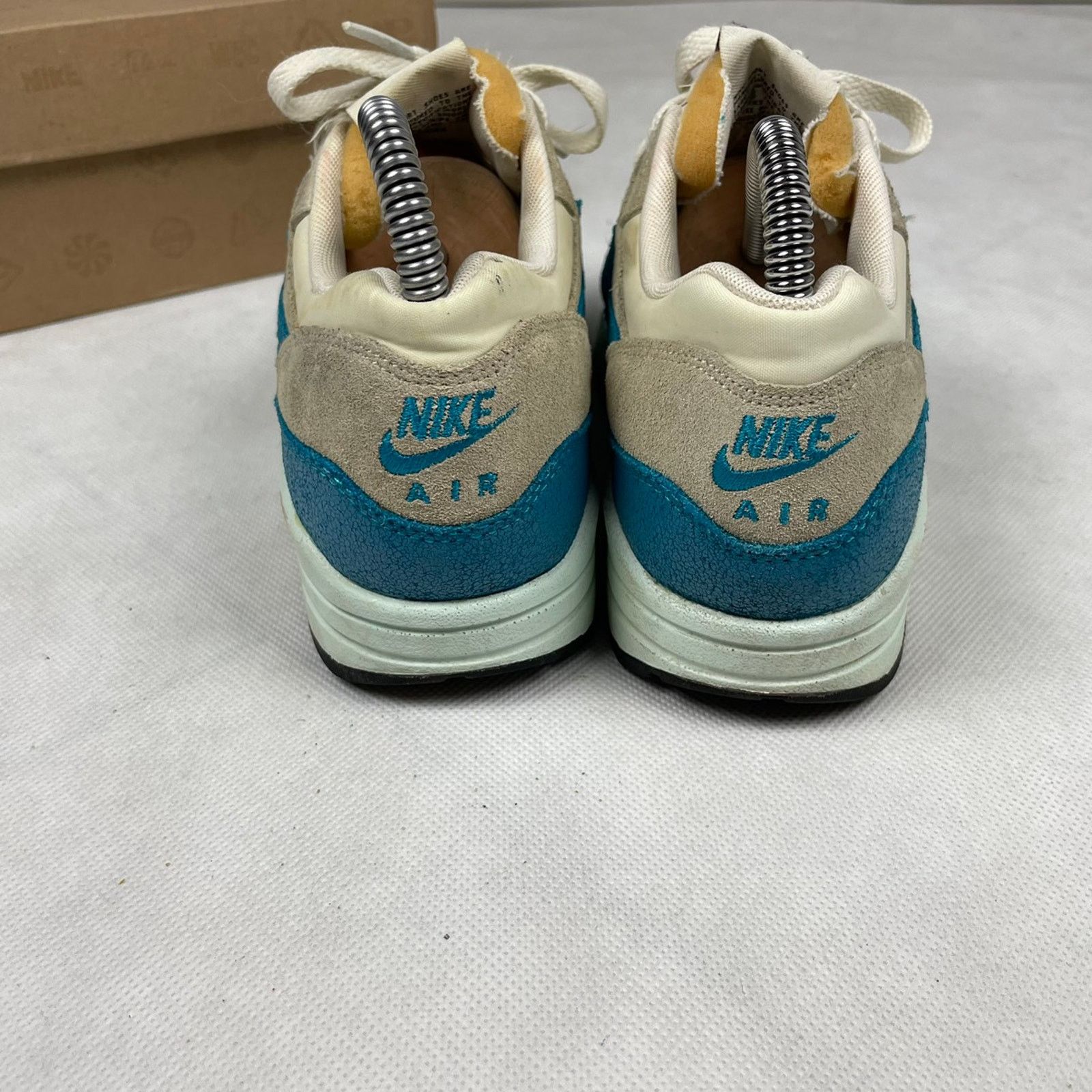 Nike × Vintage Nike Air Max 1 Vintage Sail Neo Turquoise Size US 6,5 Size US 6.5 / IT 36.5 - 10 Thumbnail