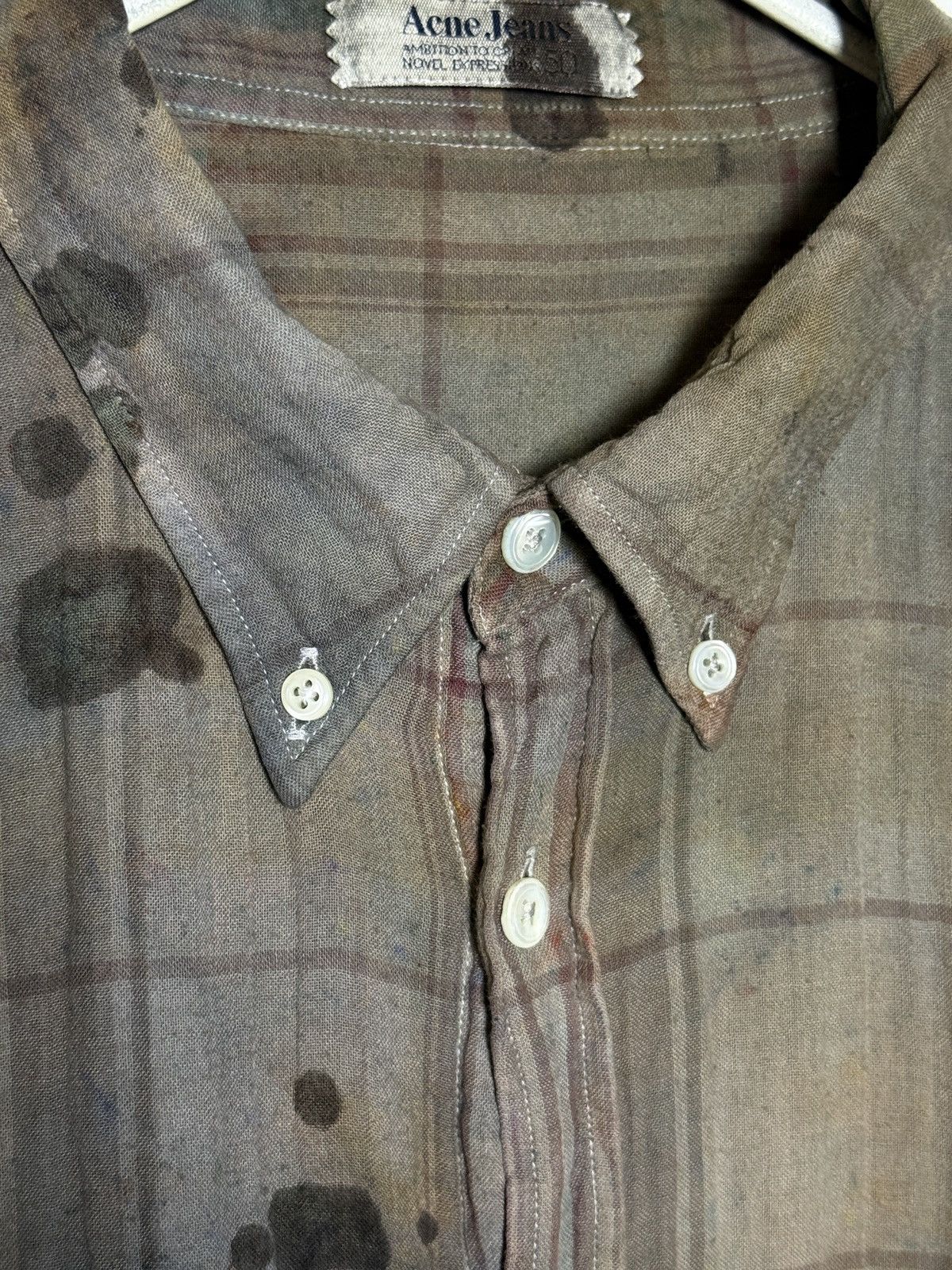 Acne Studios acne studios 1of1 dyed painters shirt Size US M / EU 48-50 / 2 - 8 Thumbnail