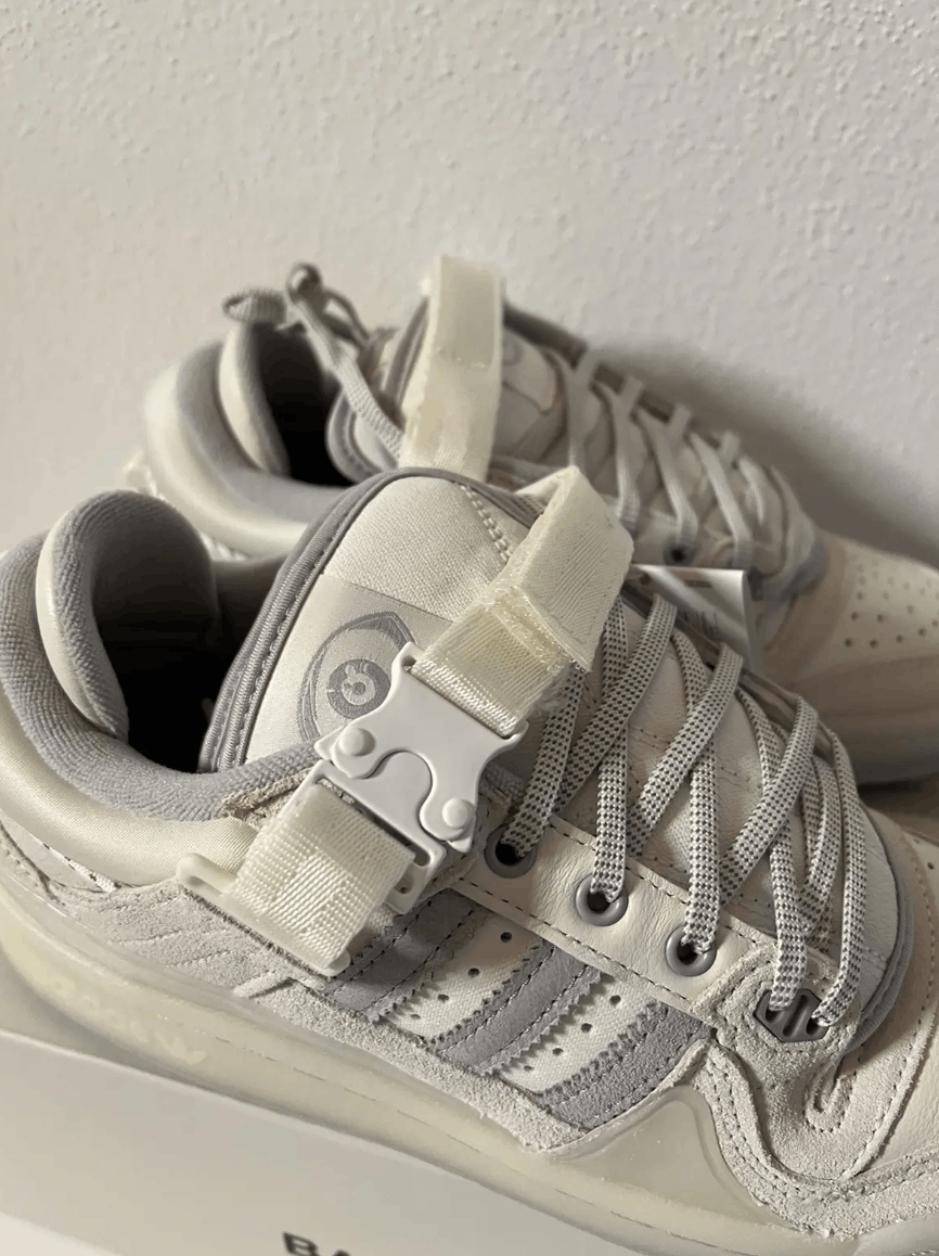 Adidas Bad Bunny x Adidas Forum Low Buckle White Beige W US 6 1/2 Size US 6.5 / IT 36.5 - 3 Thumbnail