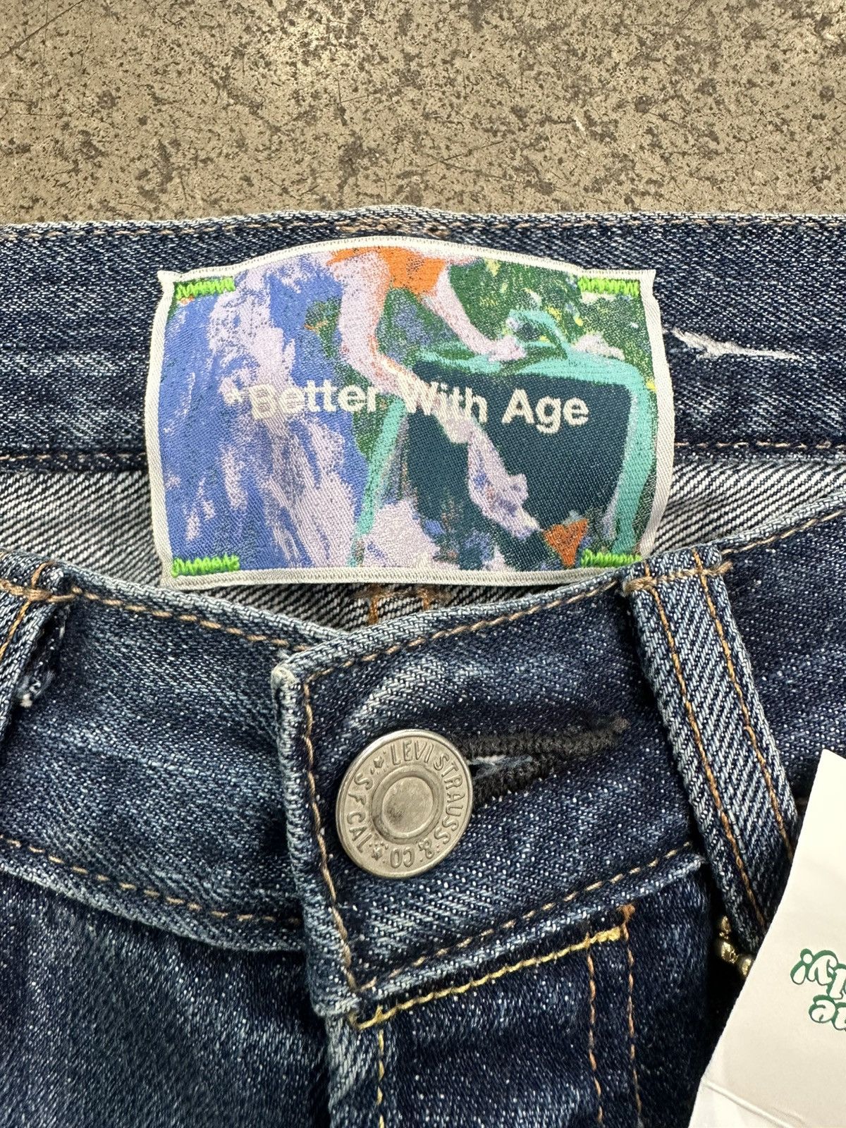 Better With Age BETTER WITH AGE - Fleetwood Triple-Wide Denim Indigo Size US 34 / EU 50 - 3 Thumbnail