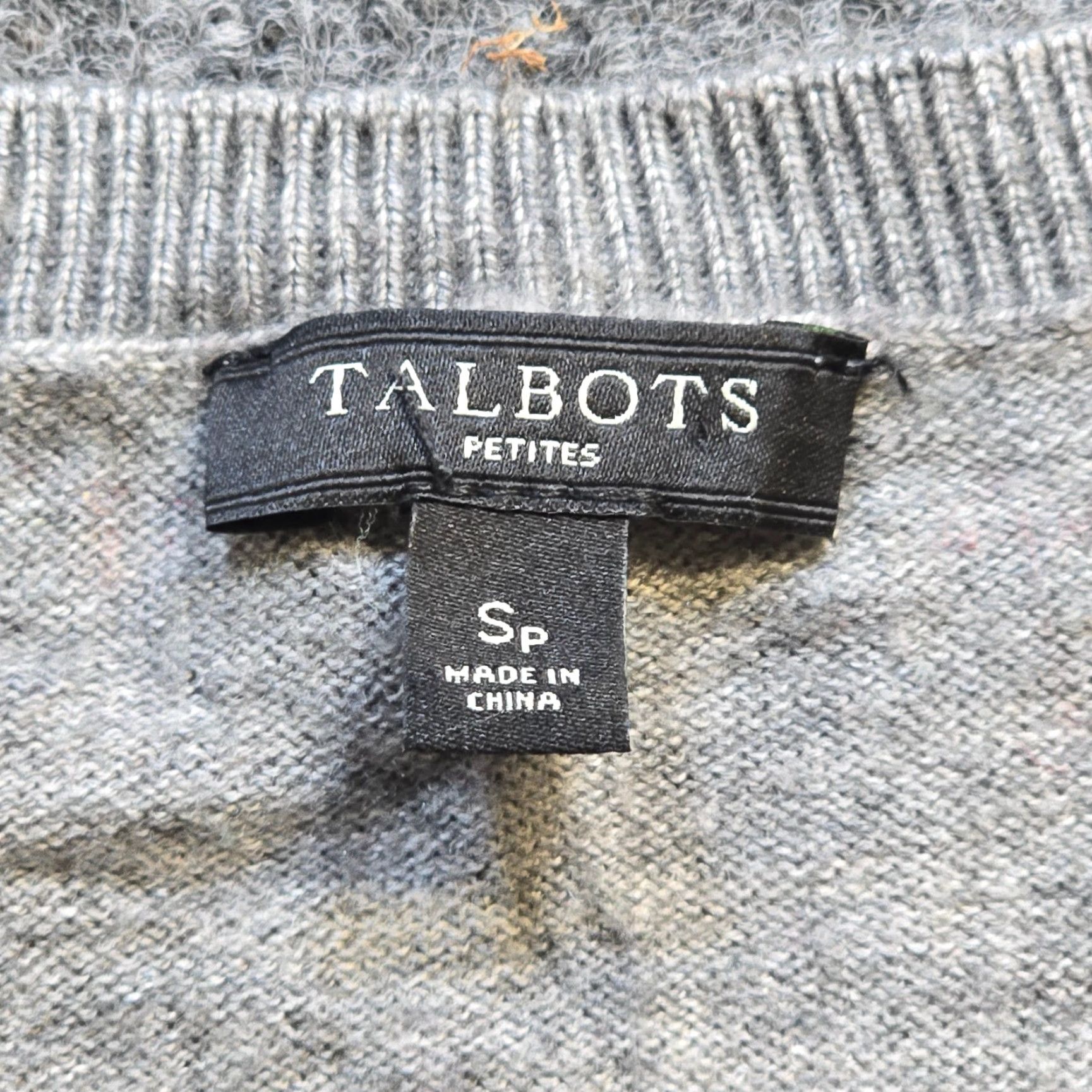 Talbots Talbots Sweater Top Women Small Petite Gray Polar Bear Fair Isle Casual Holiday Size S / US 4 / IT 40 - 3 Thumbnail