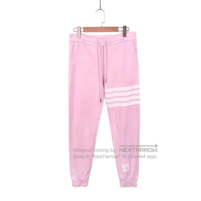 Thom Browne Thom Browne Pink Cotton Casual Pants . Size 28" / US 6 / IT 42 - 1 Thumbnail