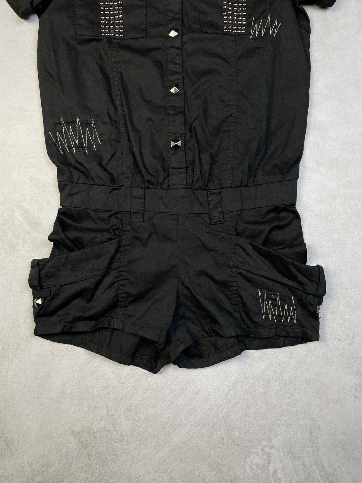 Japanese Brand 2000s Maison Gilfy Punk Seditionaries Romper Size 28" / US 6 / IT 42 - 3 Thumbnail