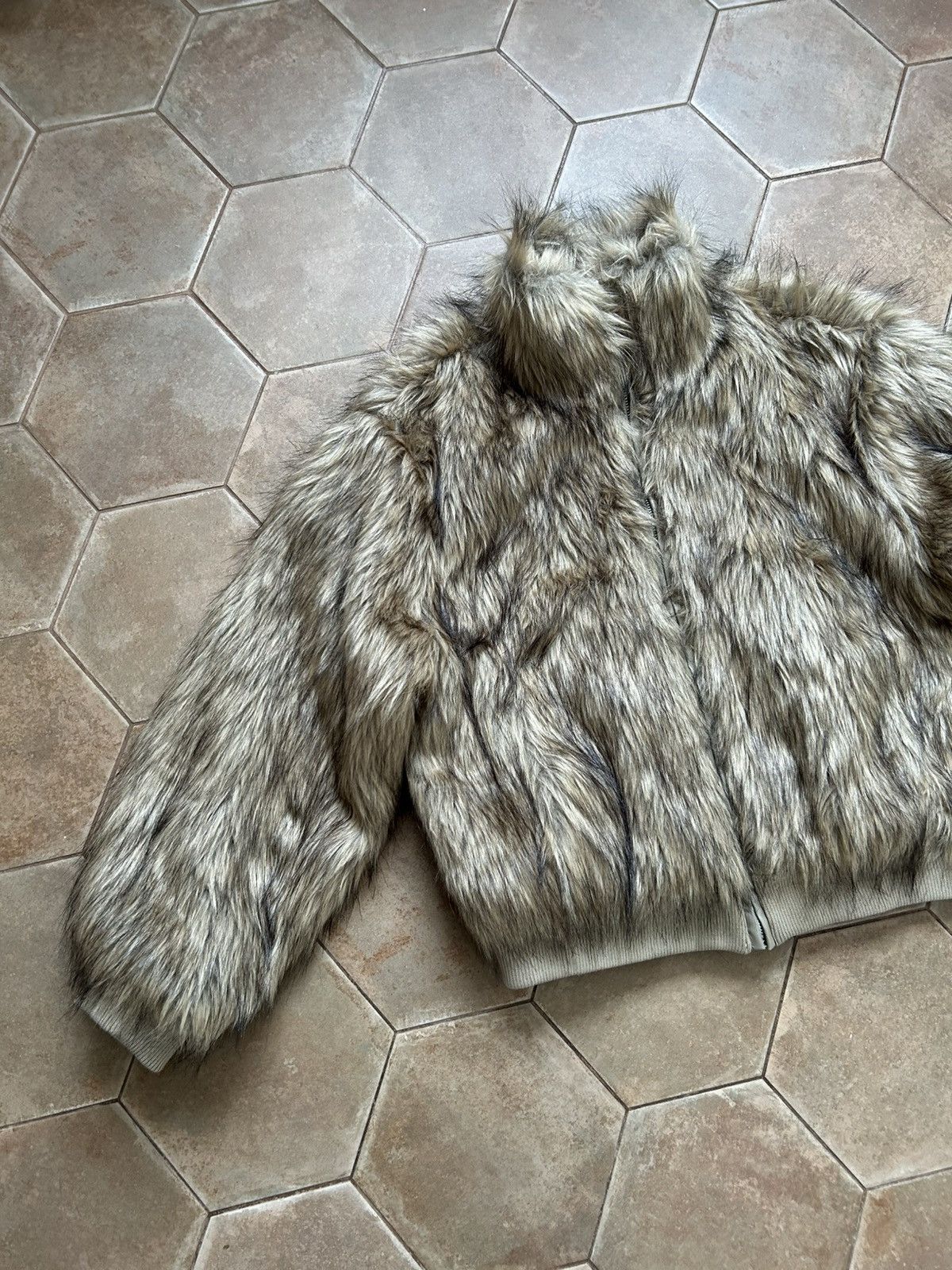 Hysteric Glamour 2000’s Aesthetic Y2K Vintage Glam Faux Fur Jacket Size S / US 4 / IT 40 - 2 Thumbnail