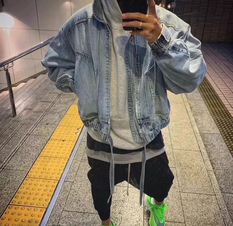 Fear of God Fear of God Level 6 washed streamer denim jacket Size US M / EU 48-50 / 2 - 7 Thumbnail