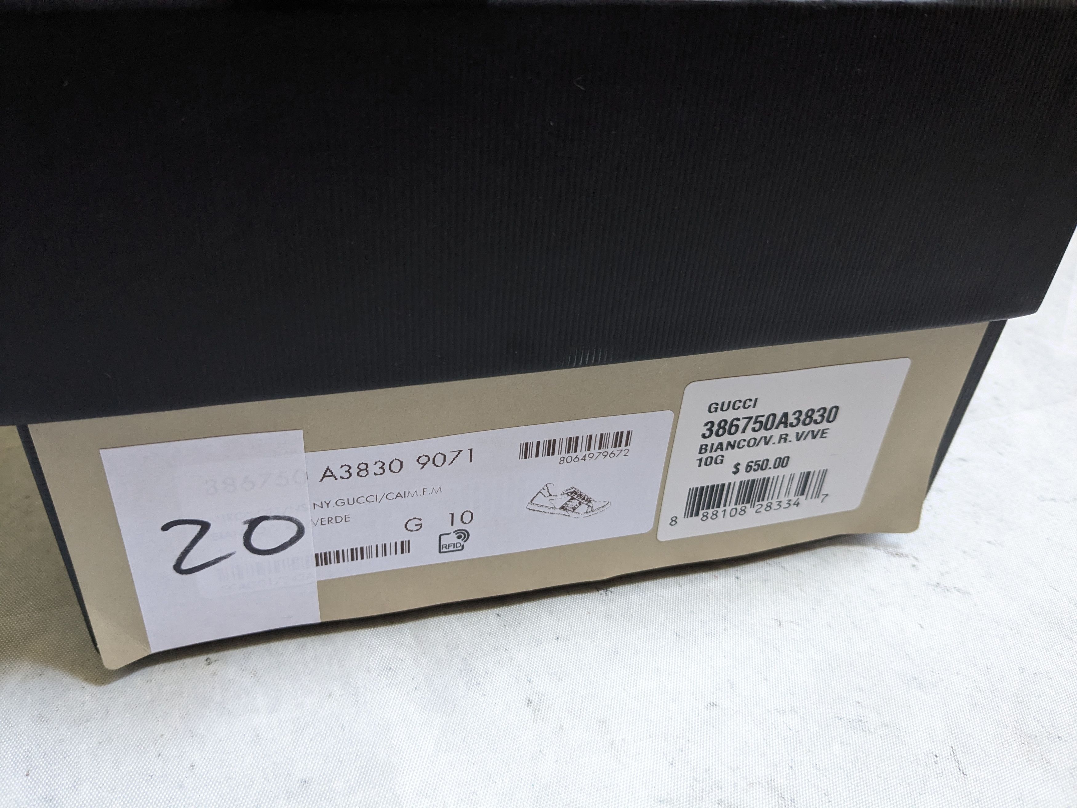 Gucci Gucci Ace Sneakers White 10.5 Low Tops Leather Web Size US 10.5 / EU 43-44 - 18 Thumbnail
