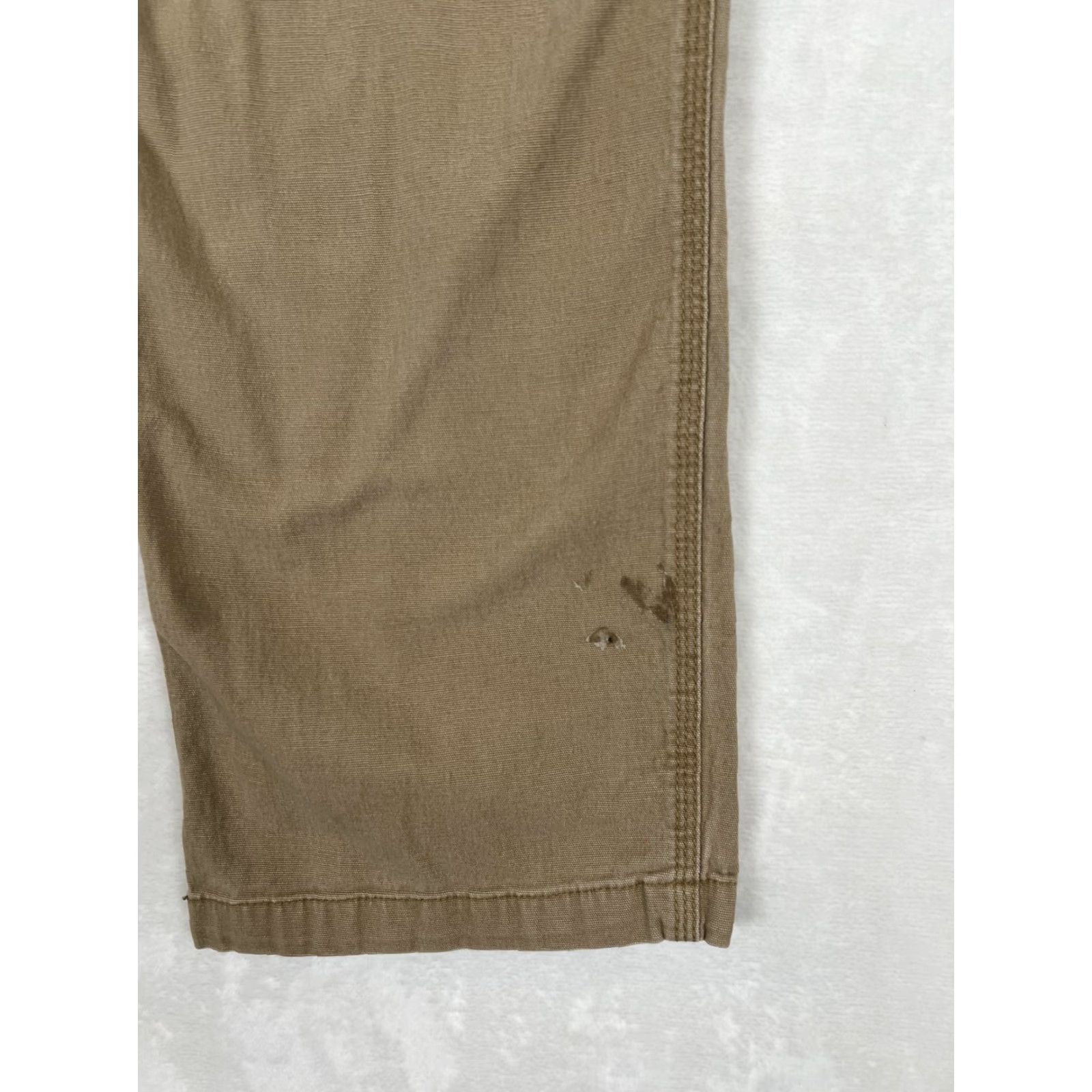 Carhartt Carhartt Pants Mens 40x30 Tan Relaxed Fit Workwear Utility Heavy Duty Distressed Size US 40 / EU 56 - 2 Thumbnail