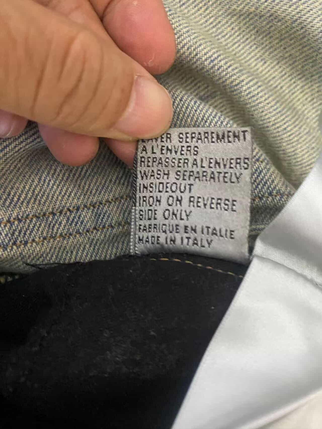 Dior Dior Homme SS15 Handwritten Script Denim Jeans Size 32 Size US 32 / EU 48 - 6 Thumbnail