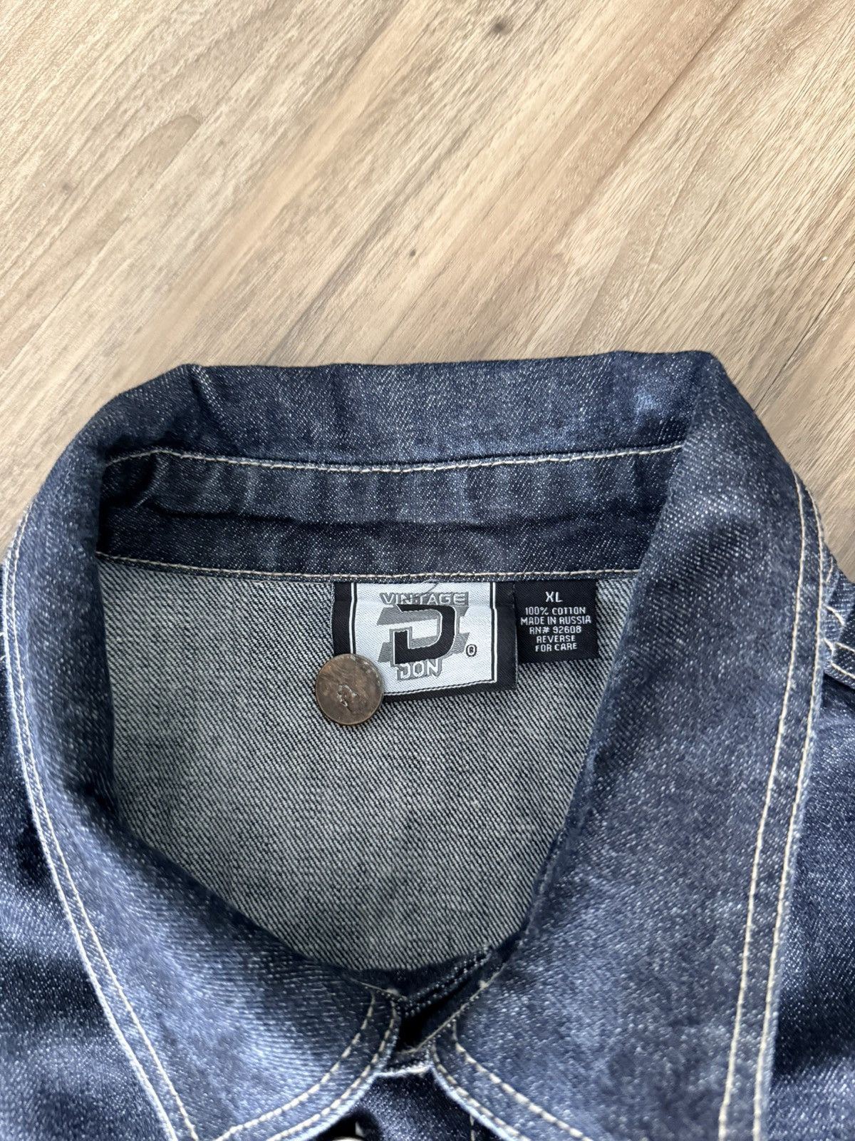 Other Vintage Y2K Streetwear Vintage Don Oversized Denim Jacket Size US XL / EU 56 / 4 - 5 Thumbnail