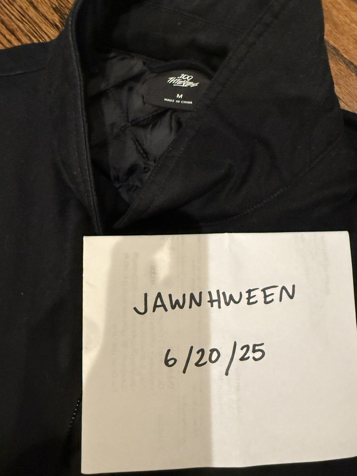 100 Thieves × Anime 100 THIEVES X ATTACK ON TITAN LEVI JACKET Size US M / EU 48-50 / 2 - 3 Thumbnail