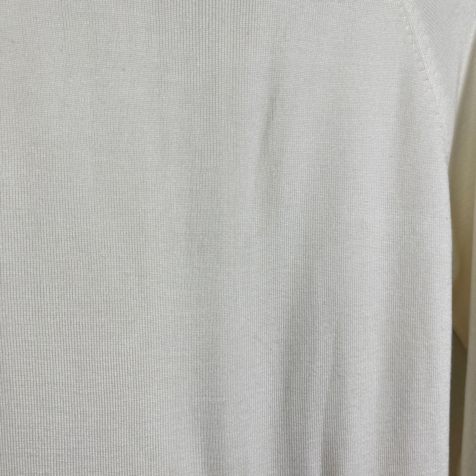 Vintage VTG Y2K Caslon Cream Sweater Mock Turtle Neck Cozy Scandi Size M / US 6-8 / IT 42-44 - 22 Thumbnail