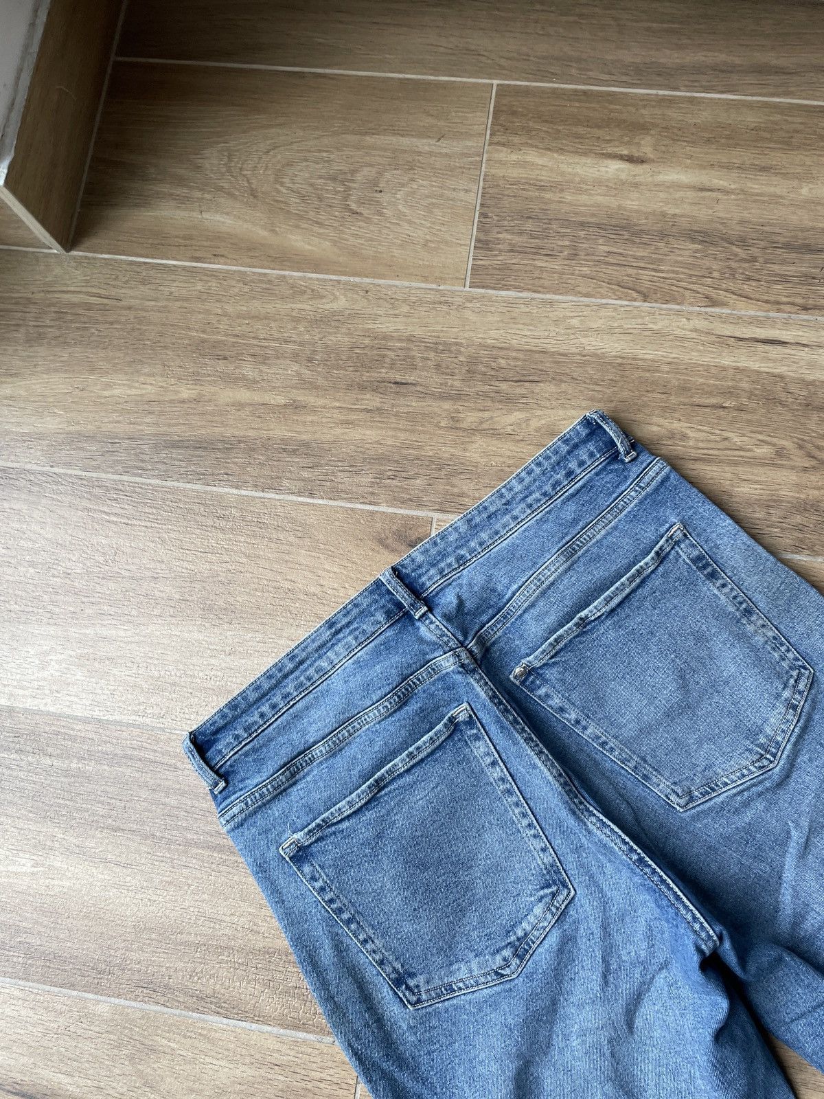 Vintage Vintage Flared Jeans Dirty Avant Garde Slim Japanese wide Size US 32 / EU 48 - 10 Thumbnail