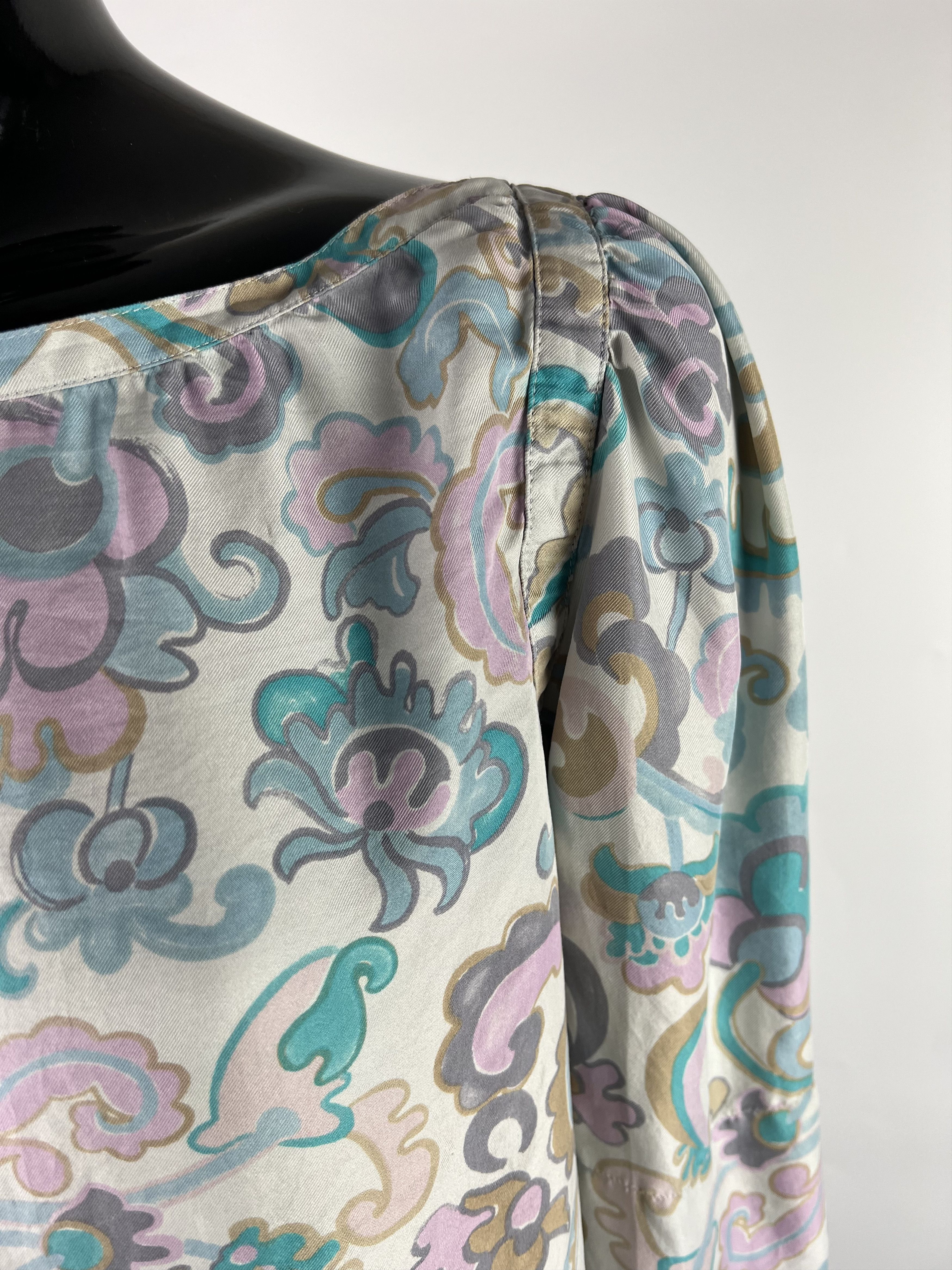 Chloe × See by Chloe See by Chloe Multicolor 100% Silk Blouse Size IT42 US6 Size M / US 6-8 / IT 42-44 - 7 Thumbnail
