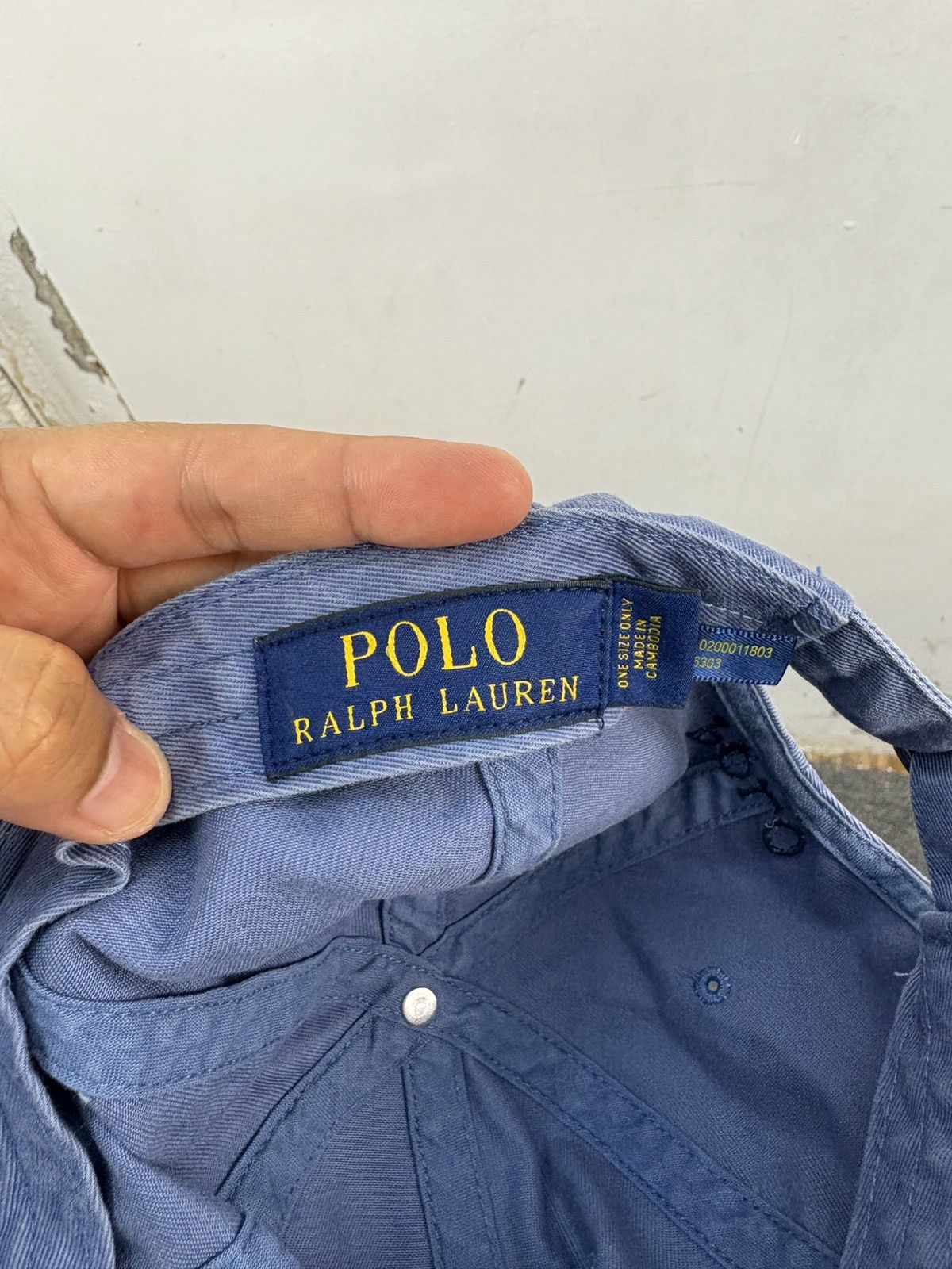 Polo Ralph Lauren Polo Ralph Lauren Cap Blue Hat Size ONE SIZE - 5 Thumbnail