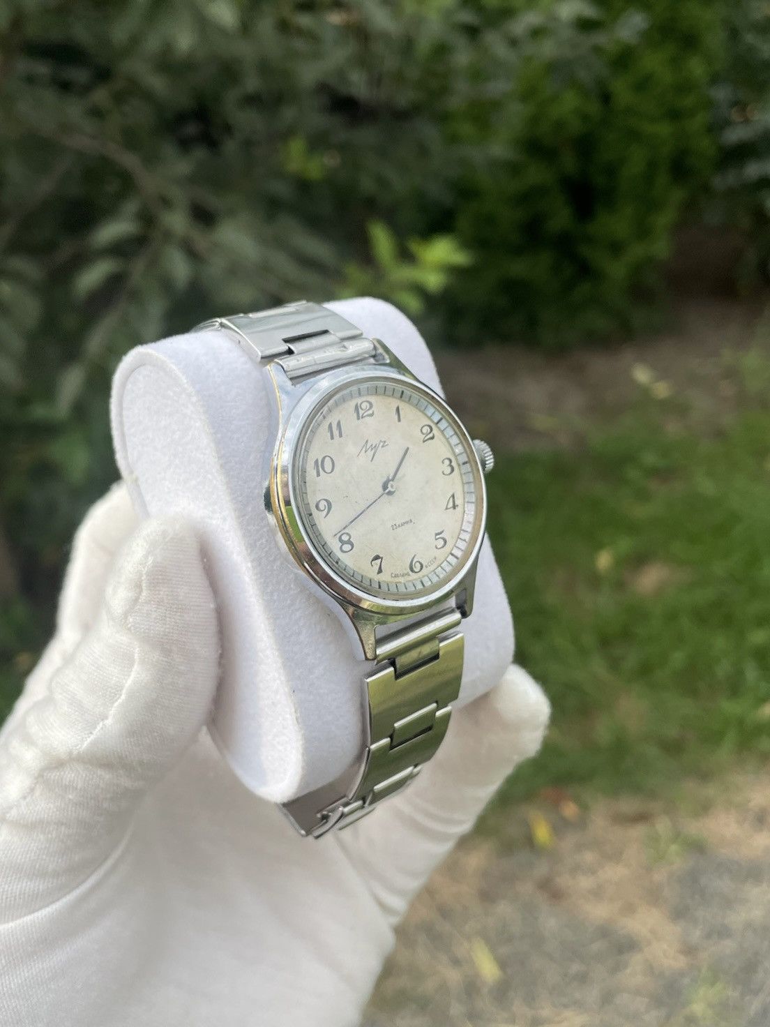 Vintage Vintage Watch Luch Mechanical Wristwatch 1980s Size ONE SIZE - 12 Thumbnail