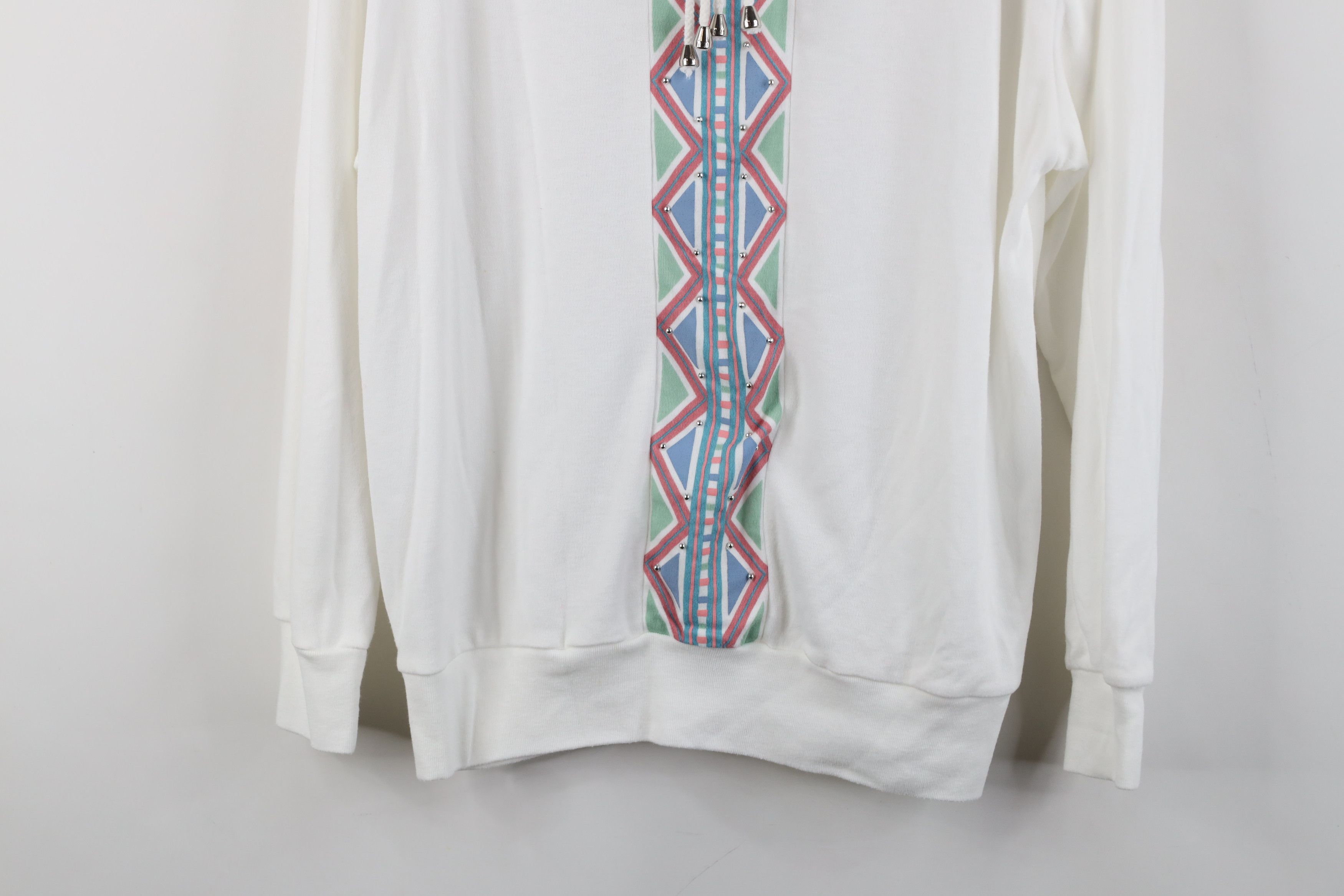 Vintage Vintage 90s Streetwear Western Pullover Long Sleeve Polo Size L / US 10 / IT 46 - 3 Thumbnail