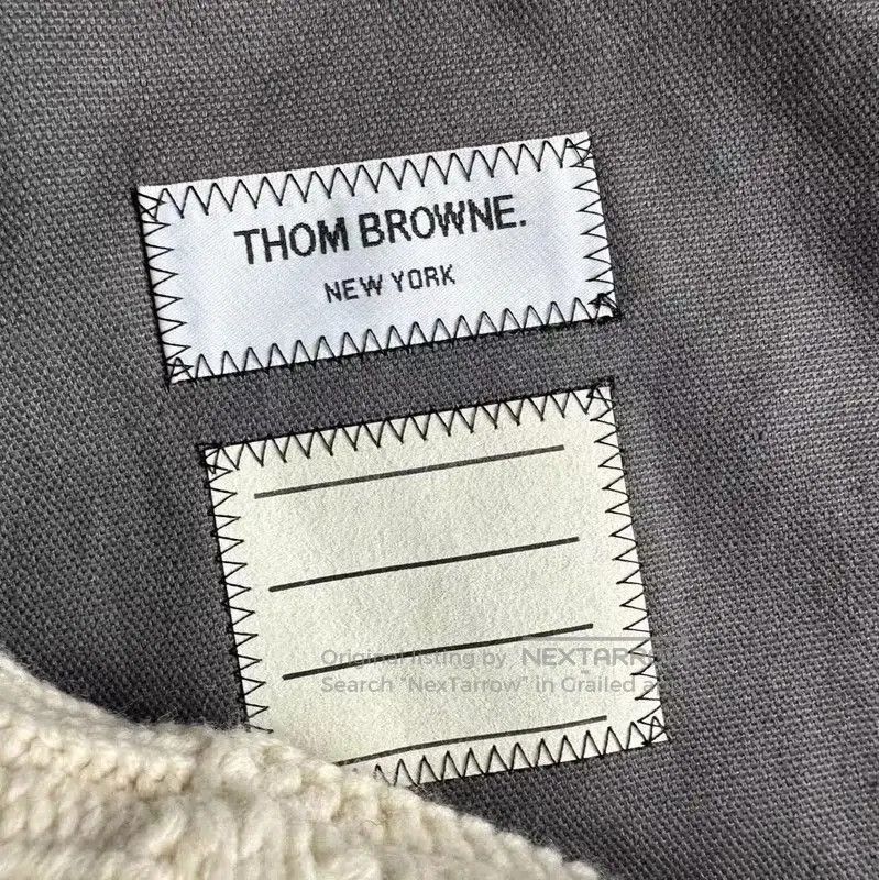 Thom Browne Thom Browne Beige Wool Women's Sweater . Size L / US 10 / IT 46 - 5 Thumbnail