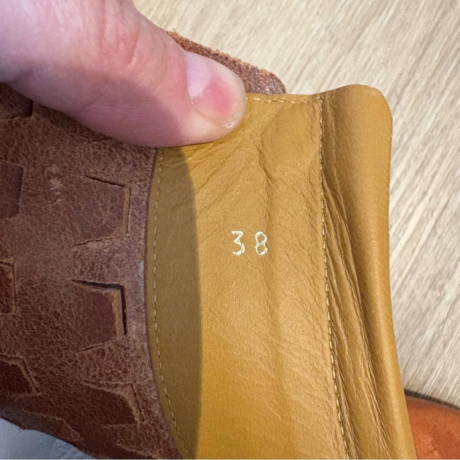 Maison Margiela Maison Margiela Tabi Style Cutout Leather Sandals Brown Size US 7.5 / IT 37.5 - 6 Thumbnail