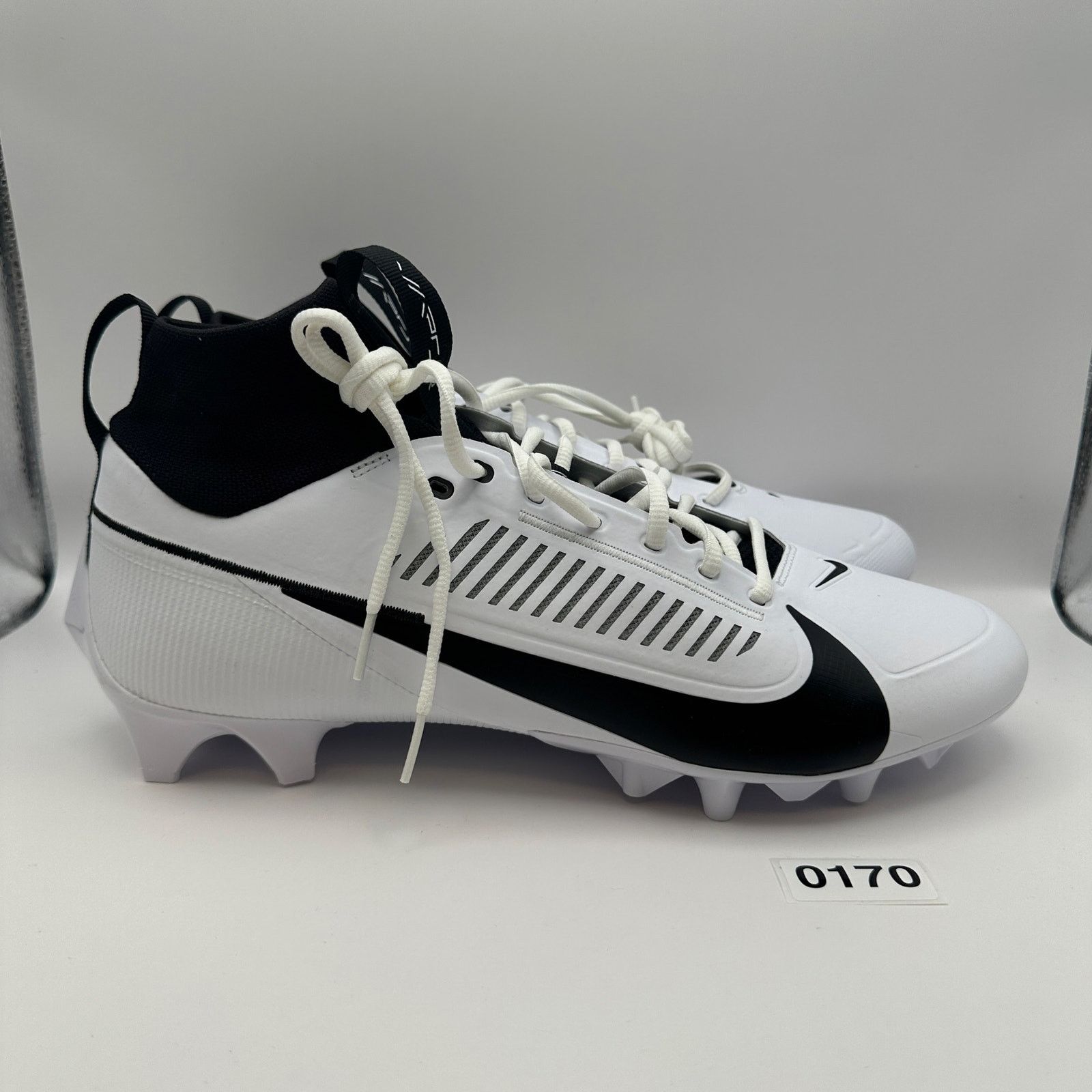 Nike NIKE Men's 13 Vapor Edge PRO 360 2 Football Cleats White Size US 13 / EU 46 - 4 Thumbnail