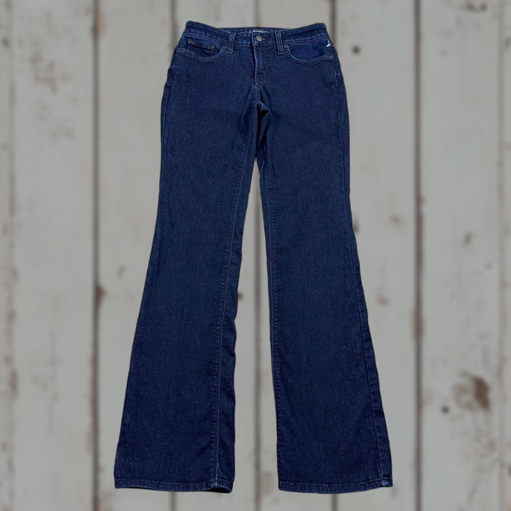 NYDJ NYDJ Jeans Womens 2 Boot Cut Lift Tuck Dark Wash Mid Rise Billie 27x32 Size 26" / US 2 / IT 38 - 1 Thumbnail