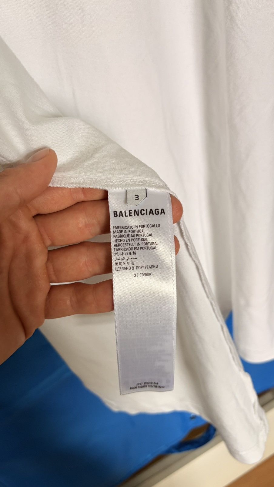 Adidas × Balenciaga Adidas x Balenciaga Oversize T-Shirt Sz.3 Size L / US 10 / IT 46 - 7 Thumbnail