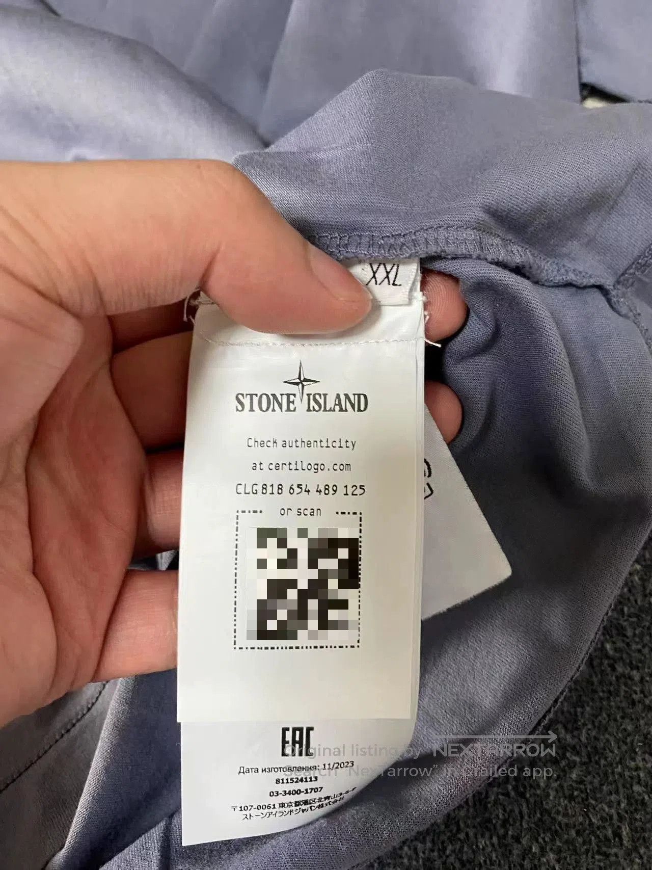 Stone Island stone island short sleeve top in gray. Size US XXL / EU 58 / 5 - 5 Thumbnail