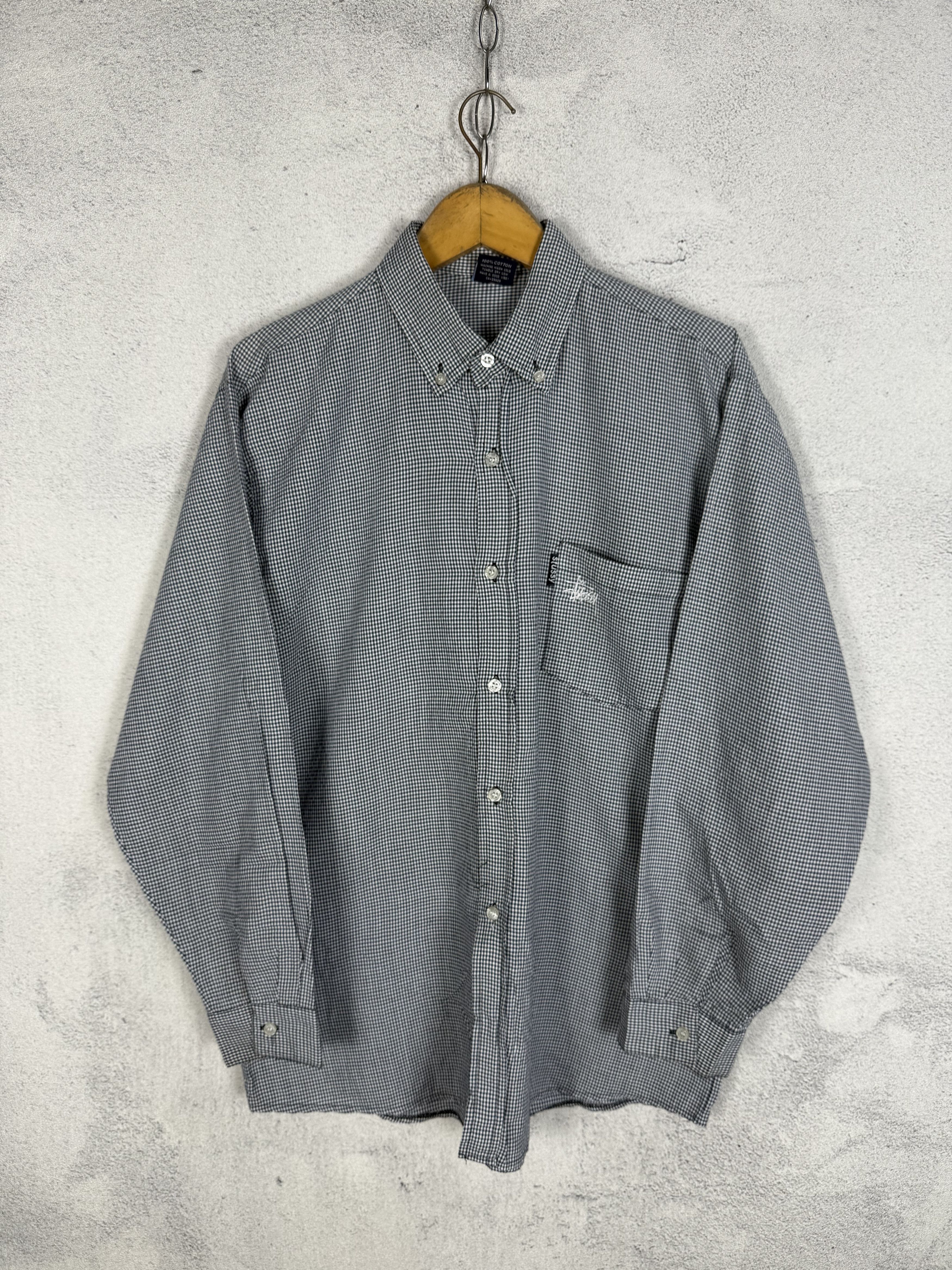Stussy Vintage Stussy Plaid Check Gingham Shirt | Grailed