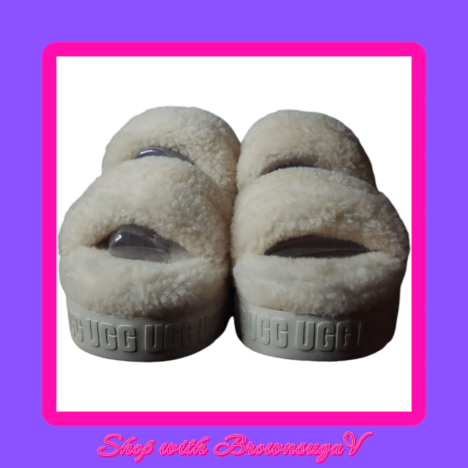 Ugg UGG OH FLUFFITA PLATFORM SANDALS Size US 8 / IT 38 - 4 Thumbnail