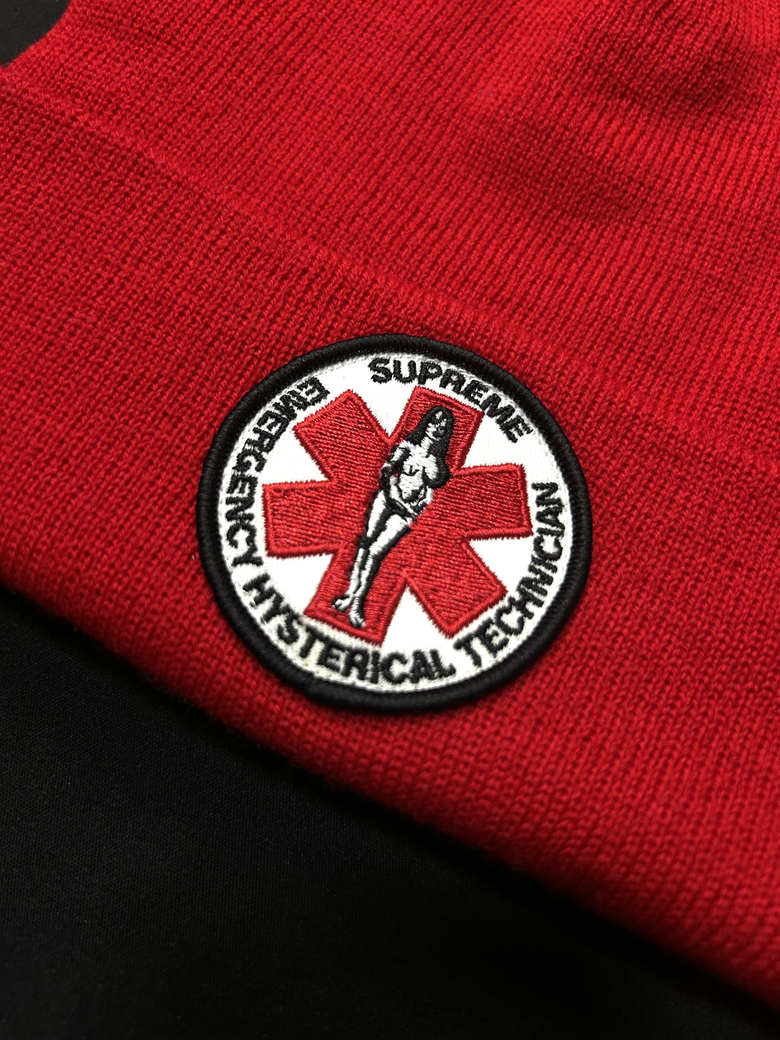 Hysteric Glamour × Supreme Deadstock FW17 Supreme Hysteric Glamour Red Beanie OS Size ONE SIZE - 2 Thumbnail