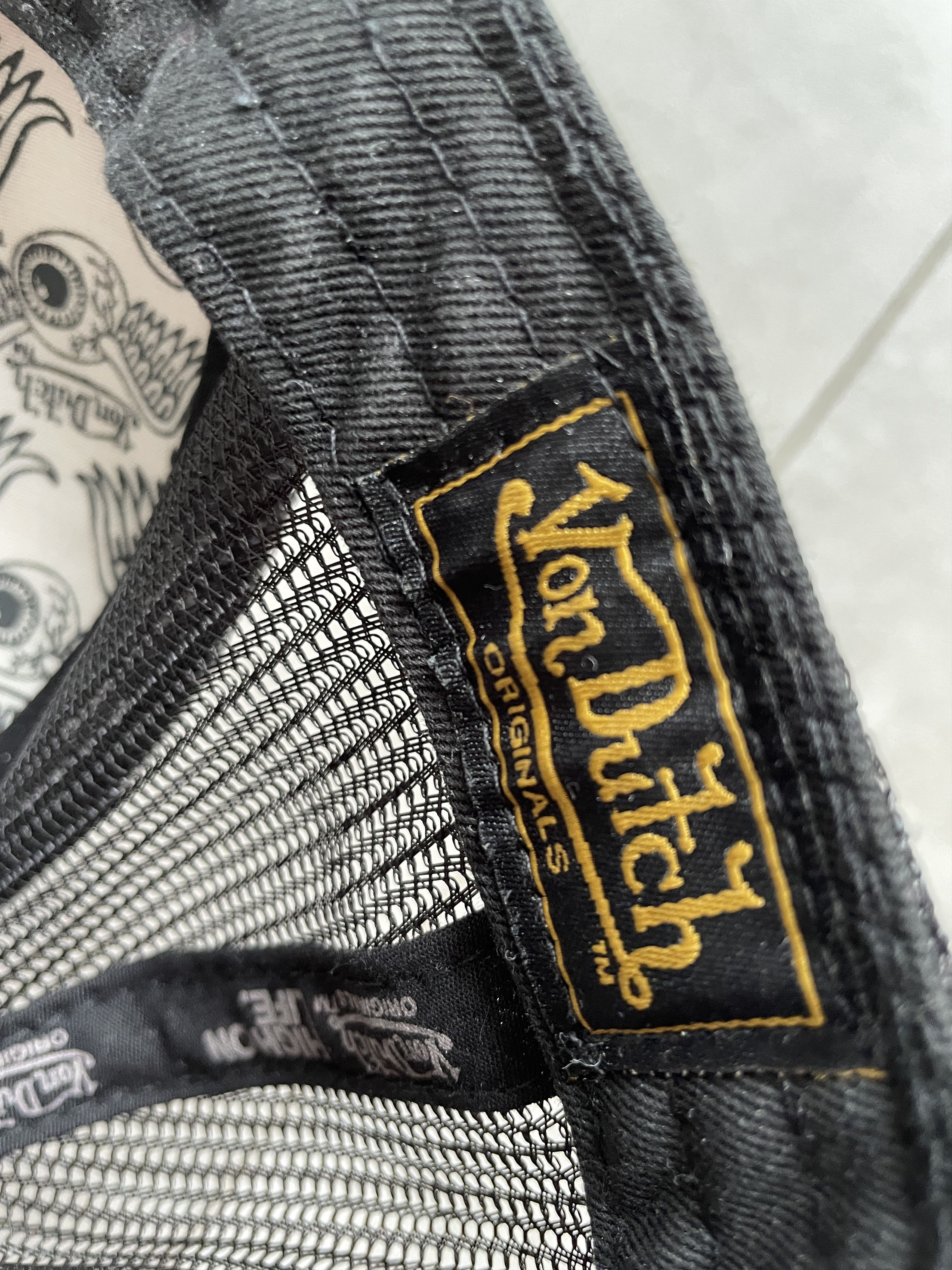 Von Dutch VON DUTCH BLACK TRUCKER HAT Size ONE SIZE - 4 Thumbnail
