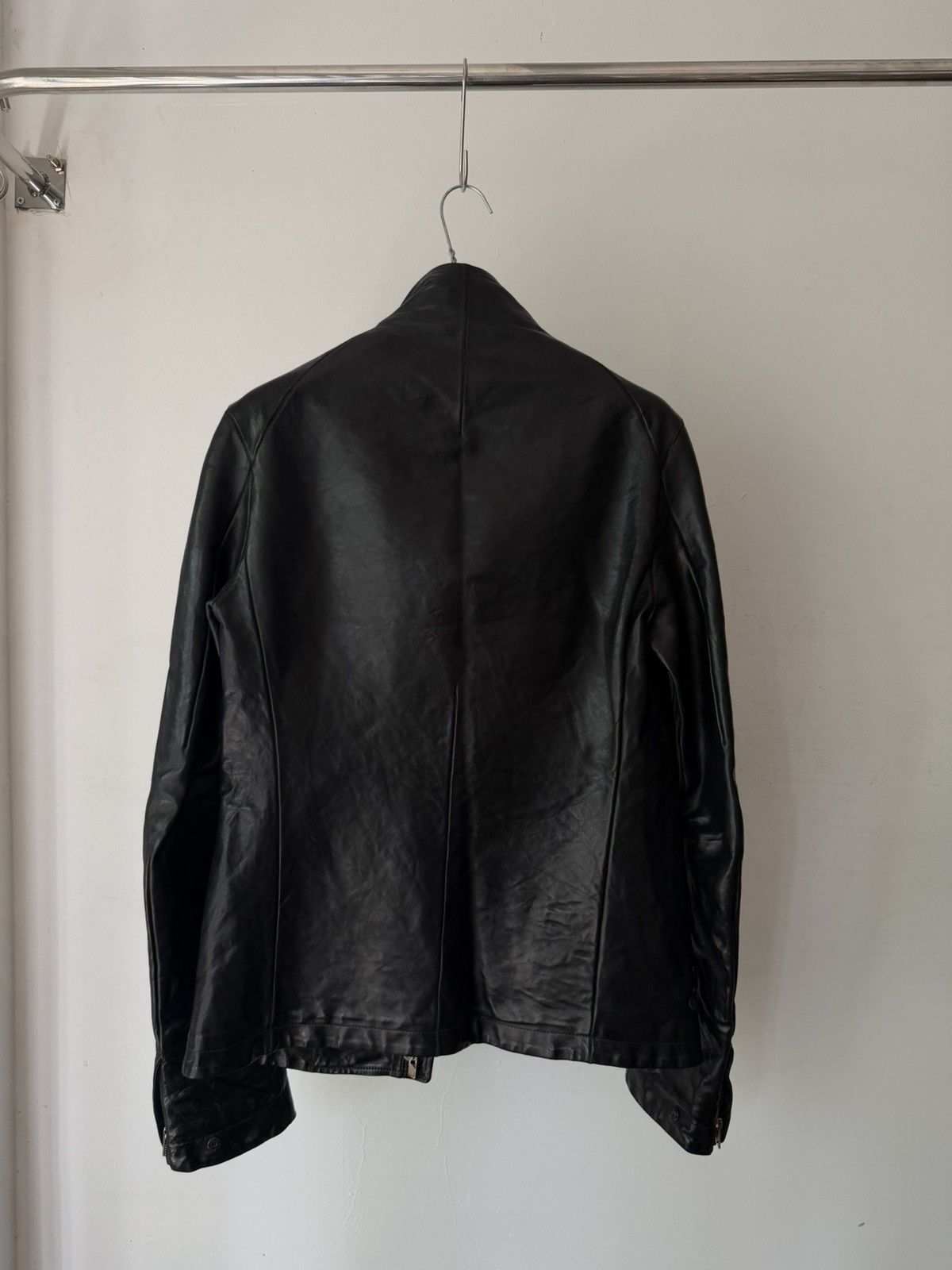 Carol Christian Poell Carol Christian Poell O.D Lined Highneck Leather Jacket Size US S / EU 44-46 / 1 - 5 Thumbnail