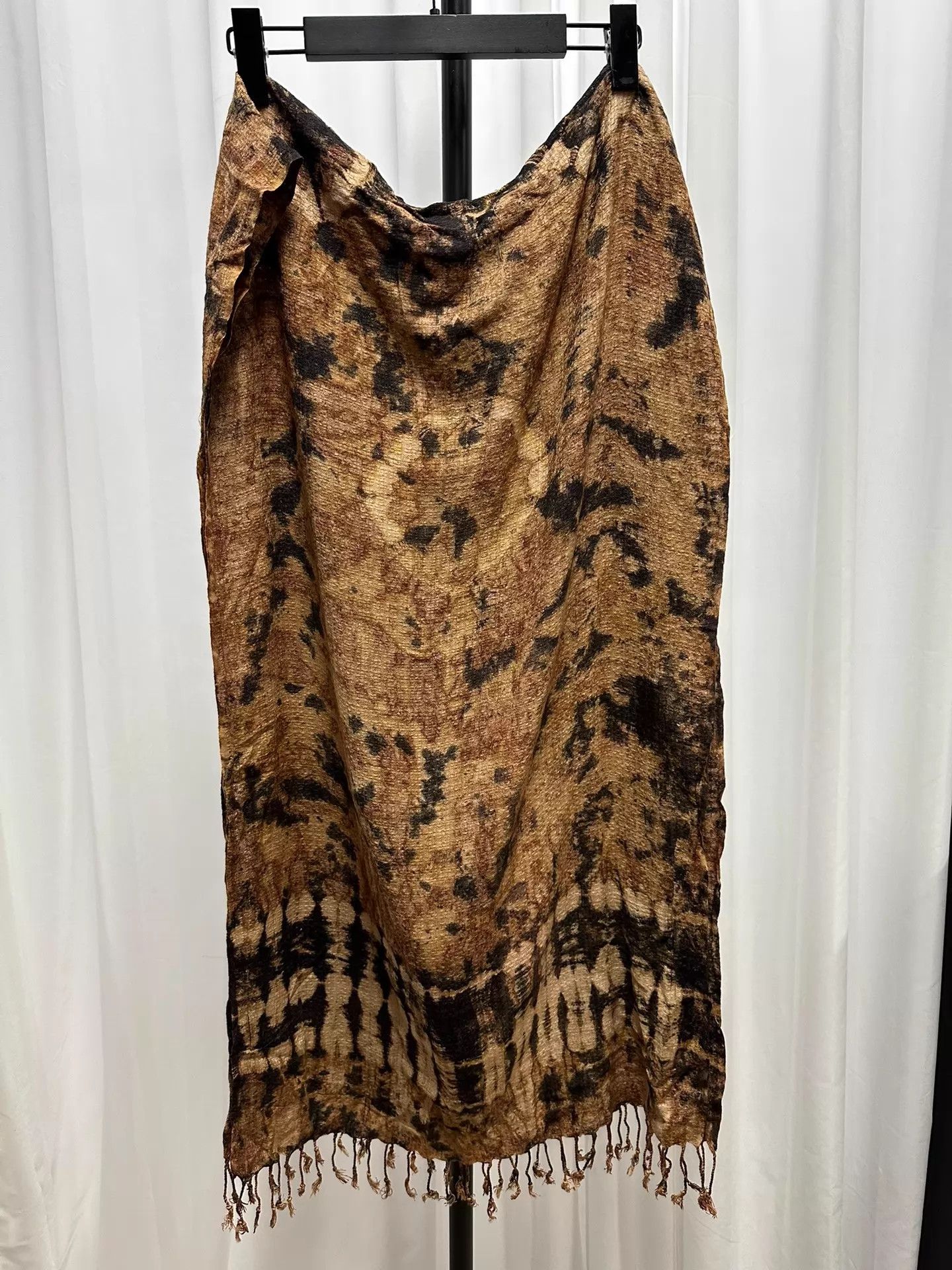 Yohji Yamamoto Yohji Yamamoto y's Wasteland Dye C/S Unique Scarf 180x60 Size ONE SIZE - 1 Thumbnail