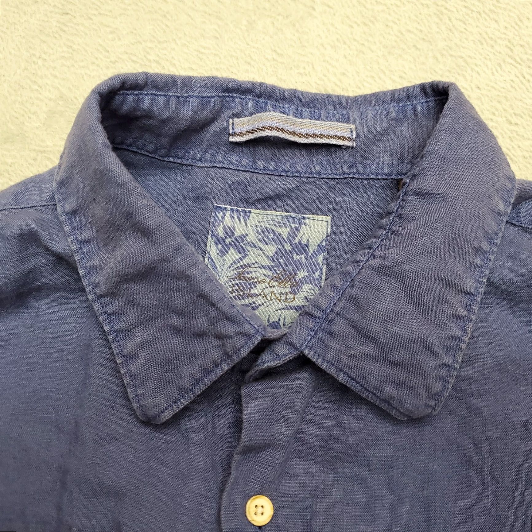 Tasso Elba Tasso Elba Shirt Mens XL Blue Linen Blend Outdoor Summer Comfort Beach Coastal Size US XL / EU 56 / 4 - 4 Thumbnail