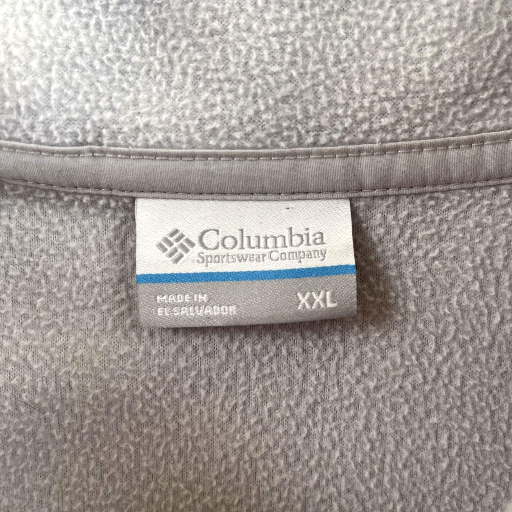 Vintage Columbia PFG Vest Mens 2XL Gray Fleece Full Zip Performance Fishing Gear Outdoor Vest Size US XXL / EU 58 / 5 - 3 Thumbnail