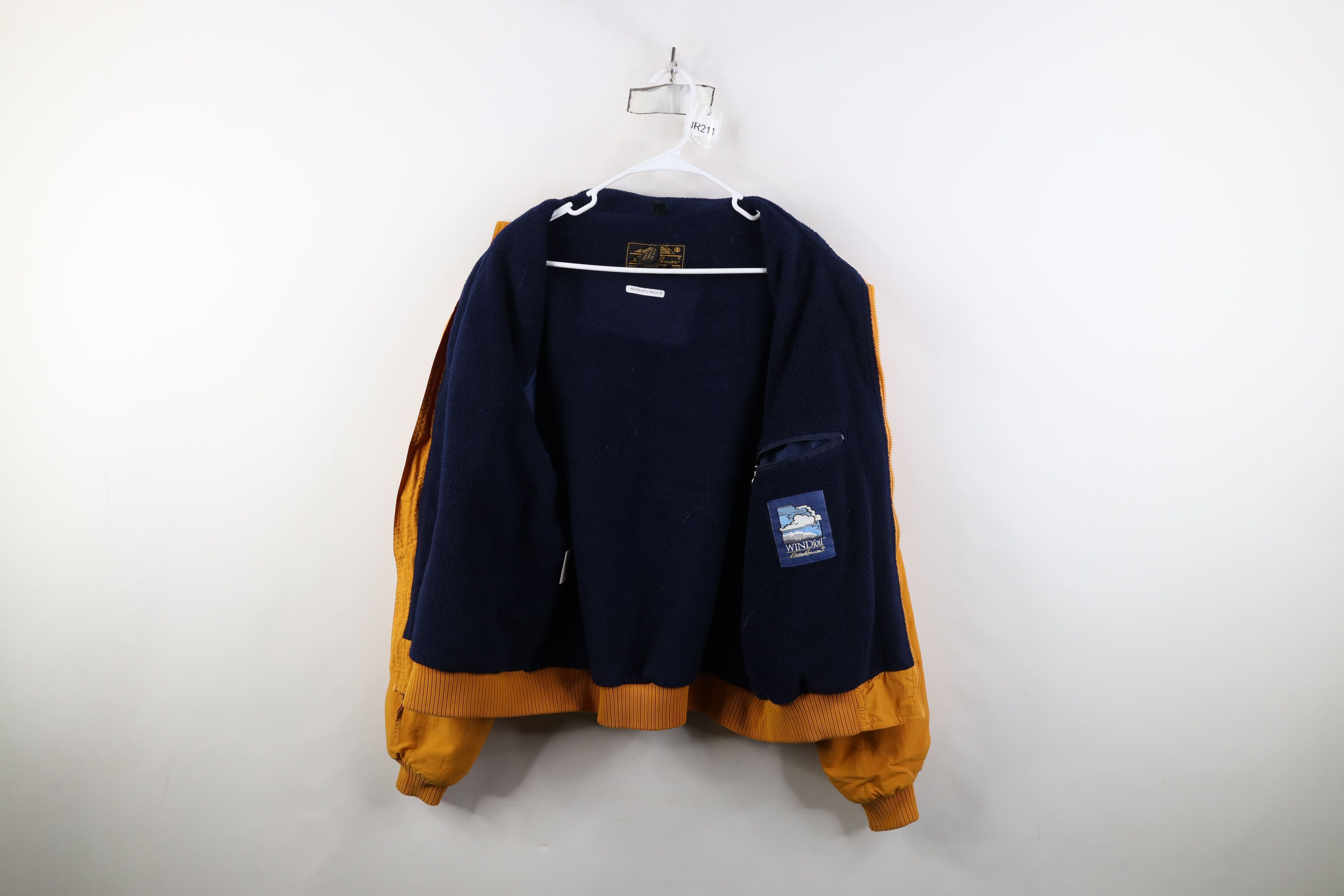 Eddie Bauer Vintage 90s Eddie Bauer Lined Bomber Jacket Yellow USA Size US XL / EU 56 / 4 - 11 Thumbnail